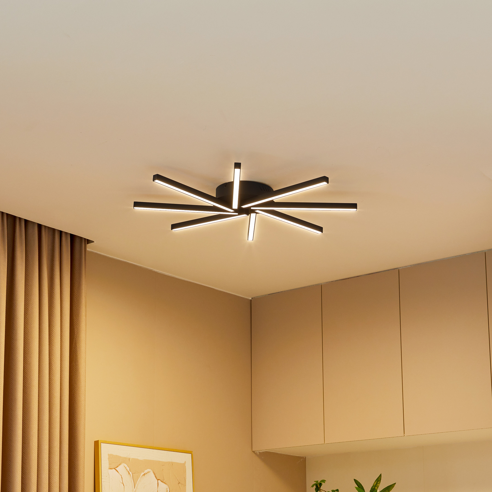 Lucande Tjado LED plafondlamp 3-Step-dimbaar