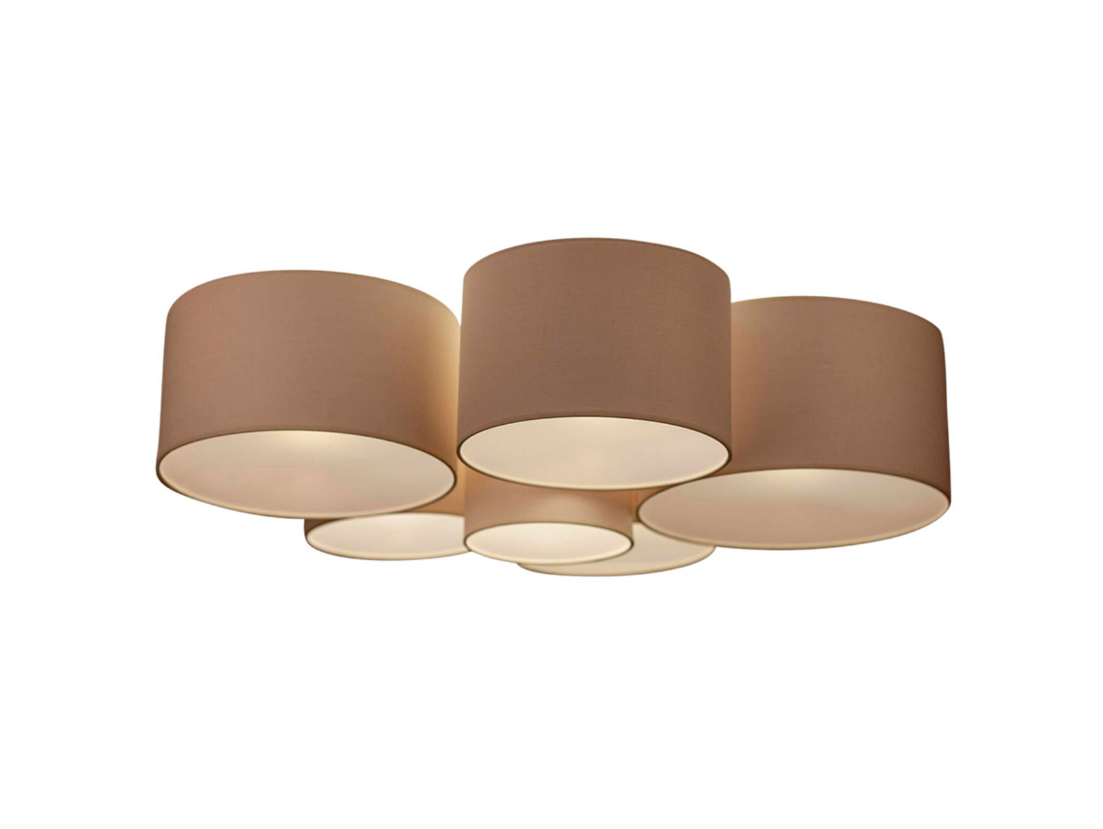 EOL - Lodge 6 Loftlampe Beige - Euluna