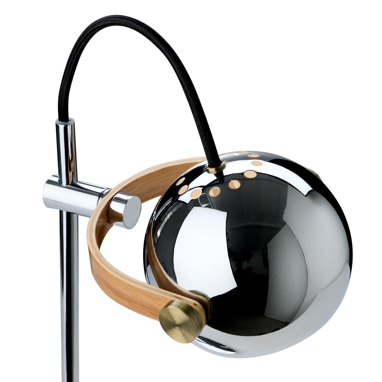 DC PORTABLE LED akumulátorová lampa, chromová, kovová – design Halo DC PORTABLE LED akumulátorová lampa, chromová, kovová – design Halo