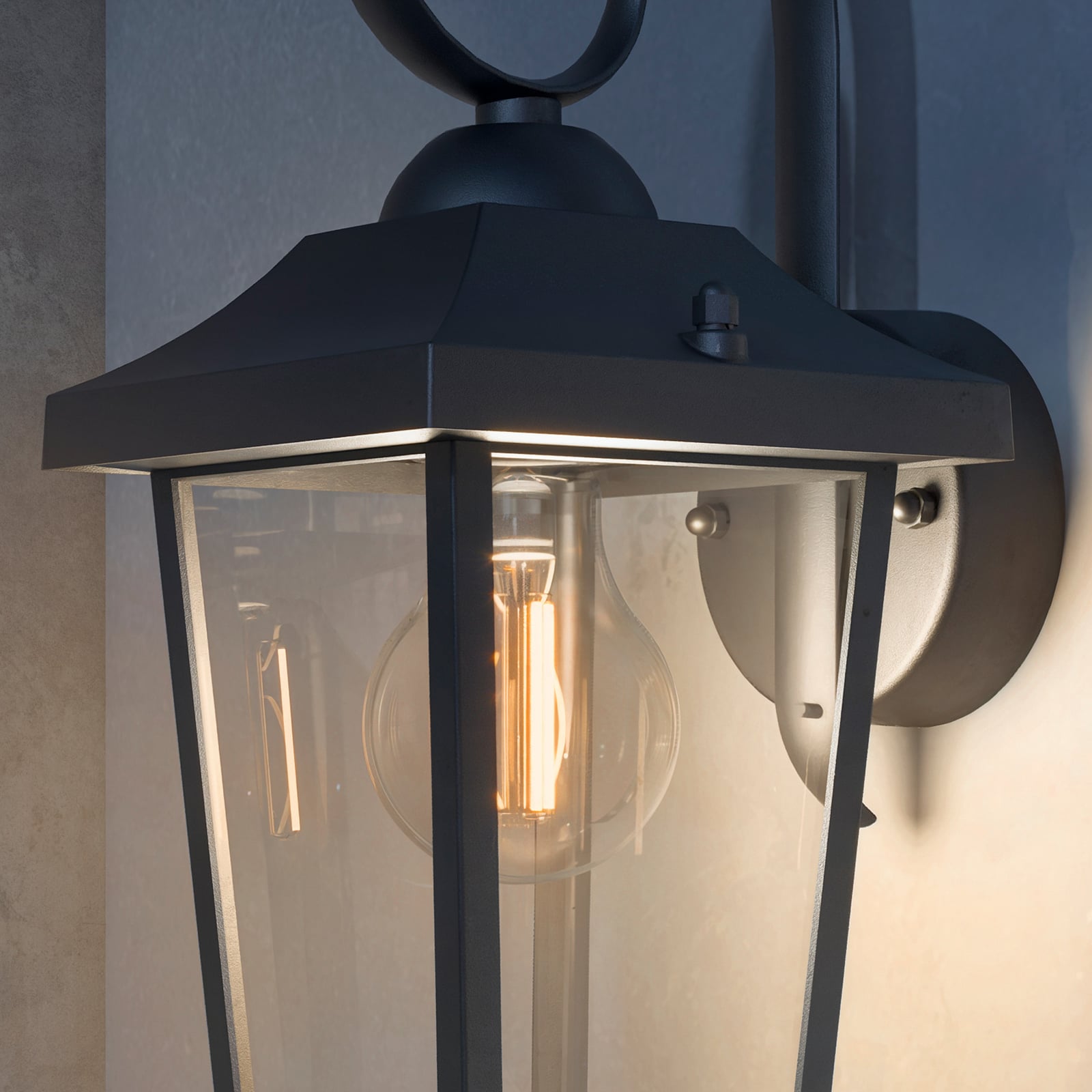 Philips myGarden Buzzard utomhusvägglampa svart Philips myGarden Buzzard utomhusvägglampa svart
