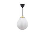 Around the World Lustră Pendul Medium White/Brass/Black - UMAGE