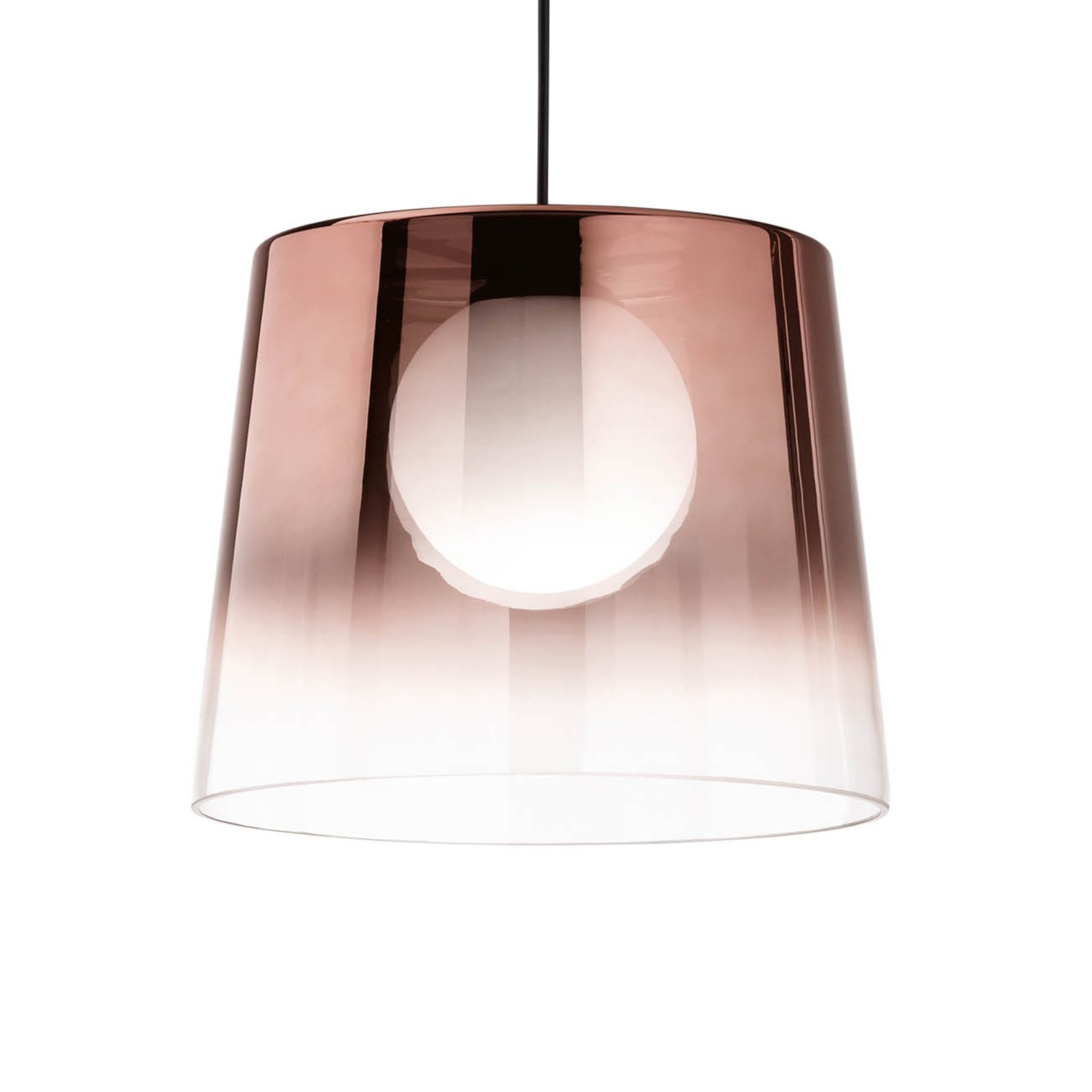Ideal Lux Fade LED-Hängeleuchte mit Glasschirmen