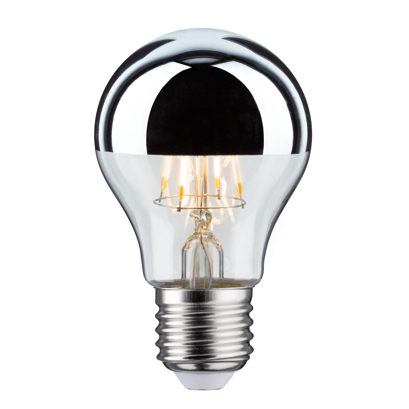 LED-lampe E27 dråpe 827 hodespeil 4,8 W