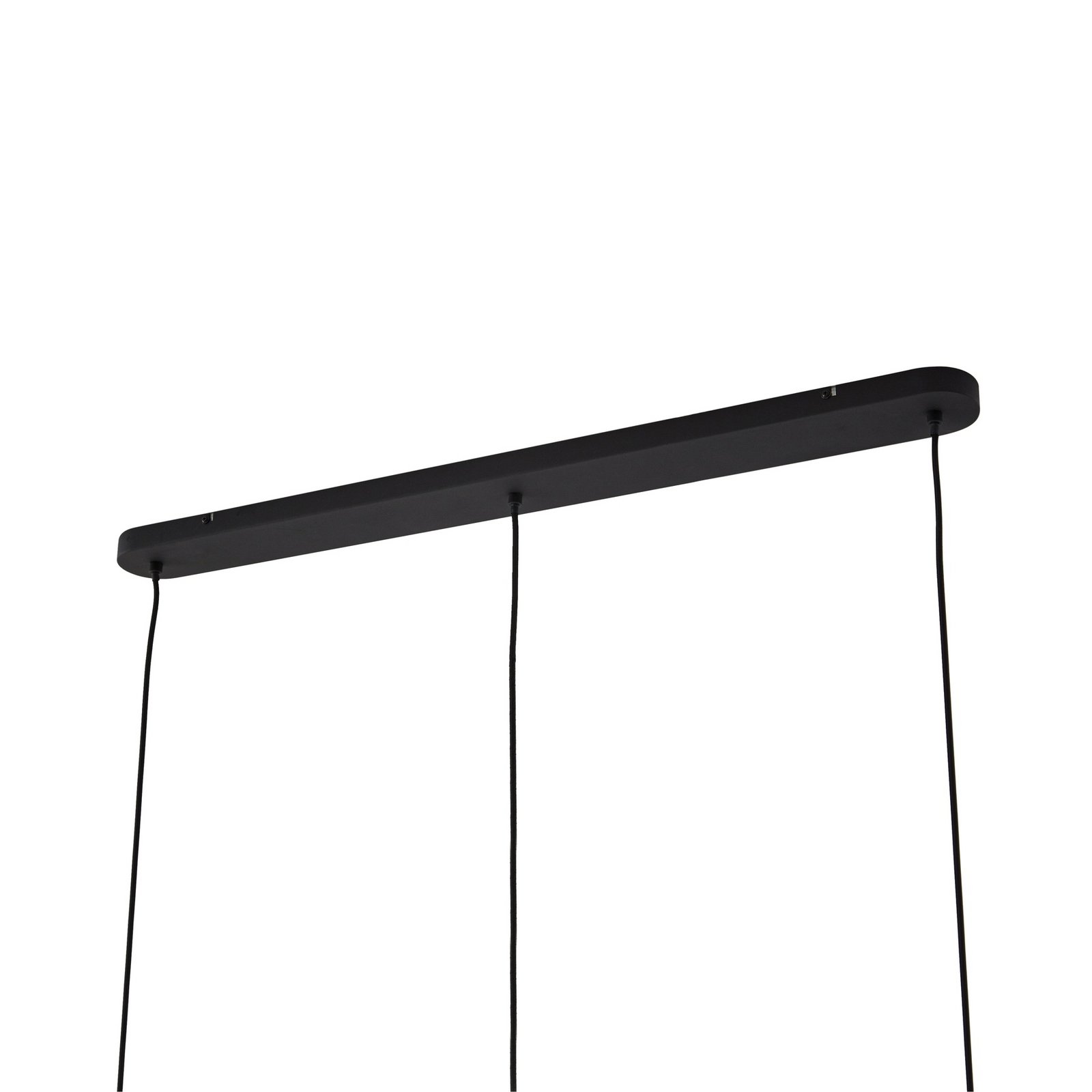 Arcchio suspension Cosmina, à 3 lampes, longueur 90 cm, noir