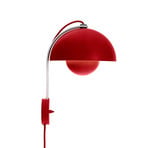 Flowerpot VP8 Wandleuchte Vermillion Red - &Tradition