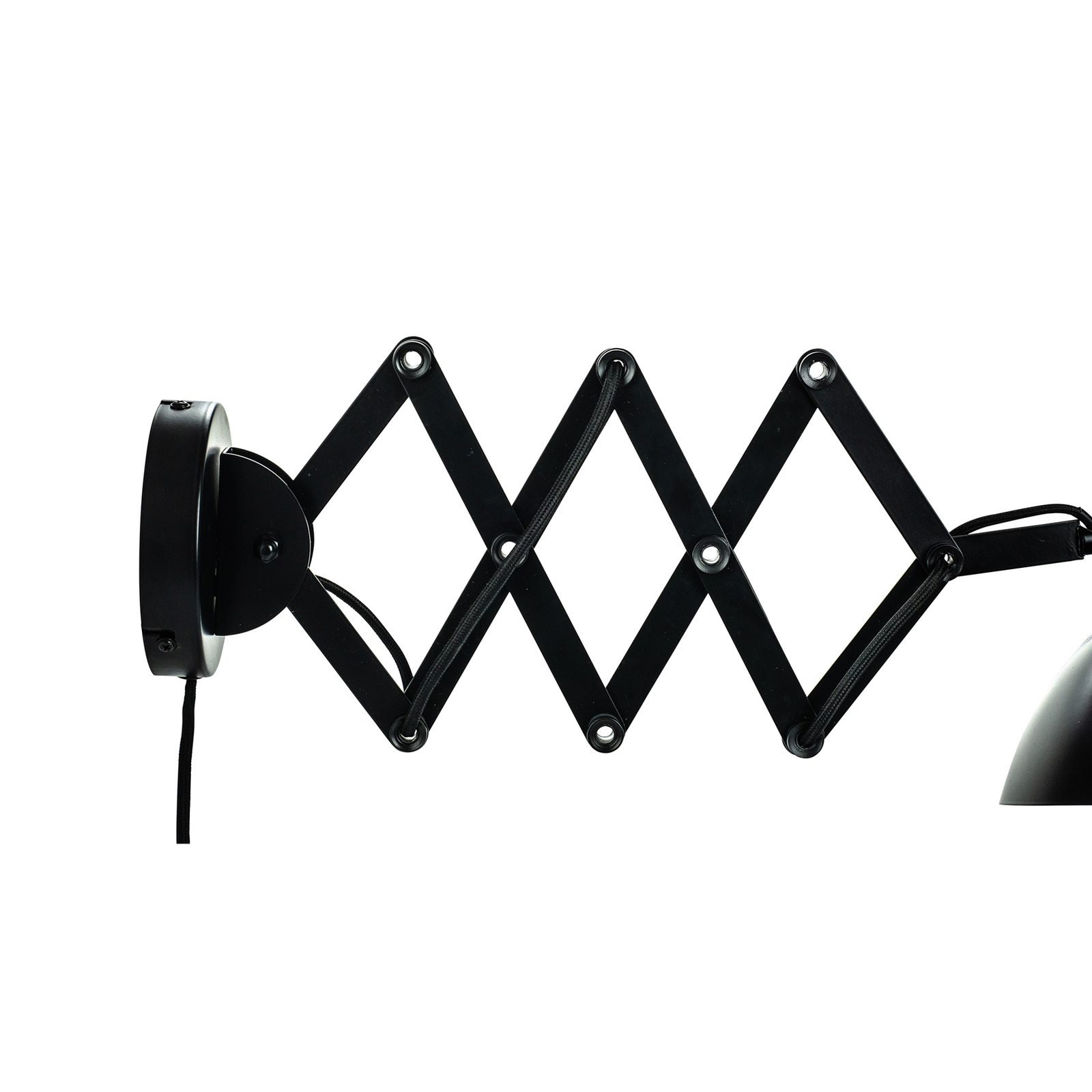 Dyberg Larsen Futura wall lamp with a scissors arm