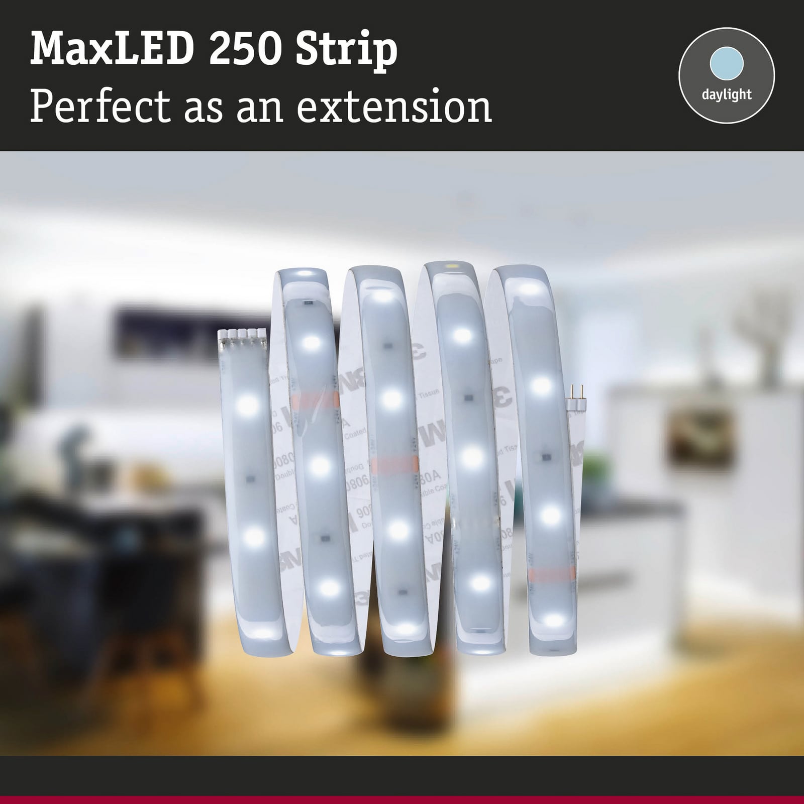 Paulmann MaxLED 250 Fita IP44 luz do dia 1m