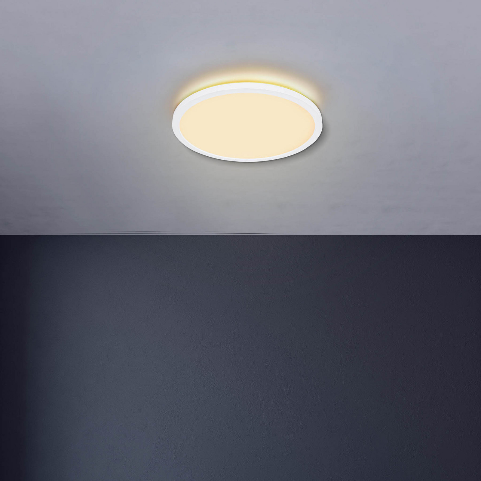 Globo Plafonieră LED Sapana alb Ø 42 cm plastic IP44 - Baie - modern - alb satinat opal