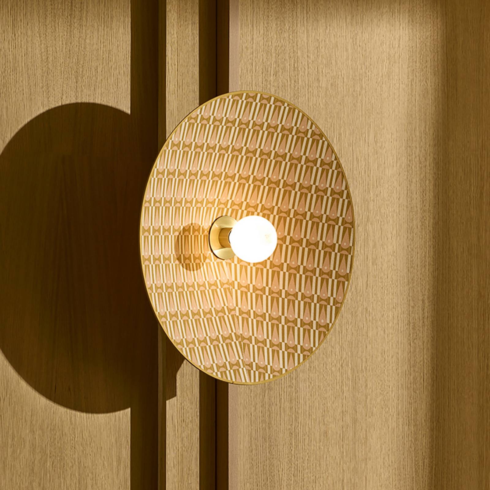 MARKET SET Vägglampa Gatsby, myra, Ø 60 cm, E27