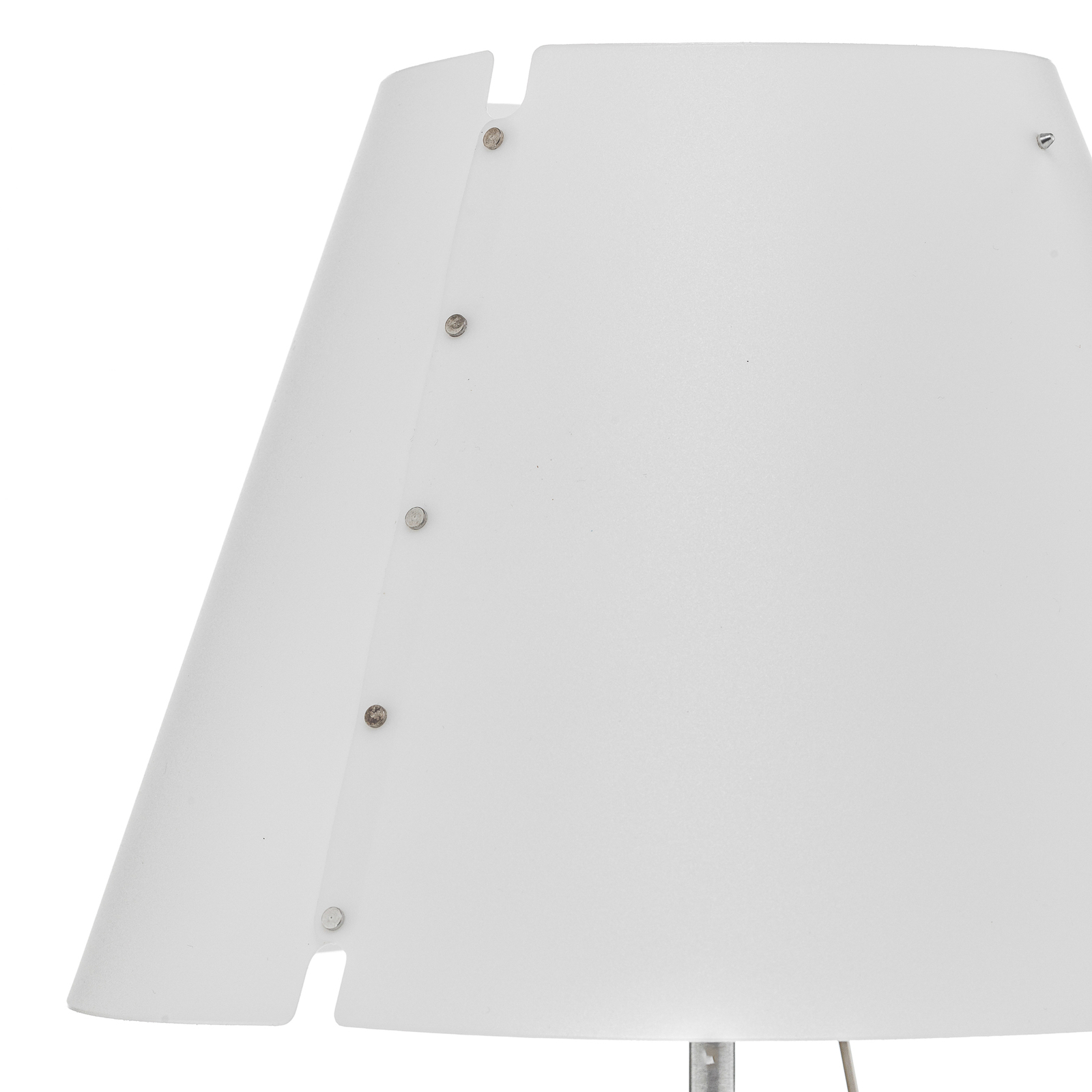Luceplan Costanzina bordslampa aluminium vit