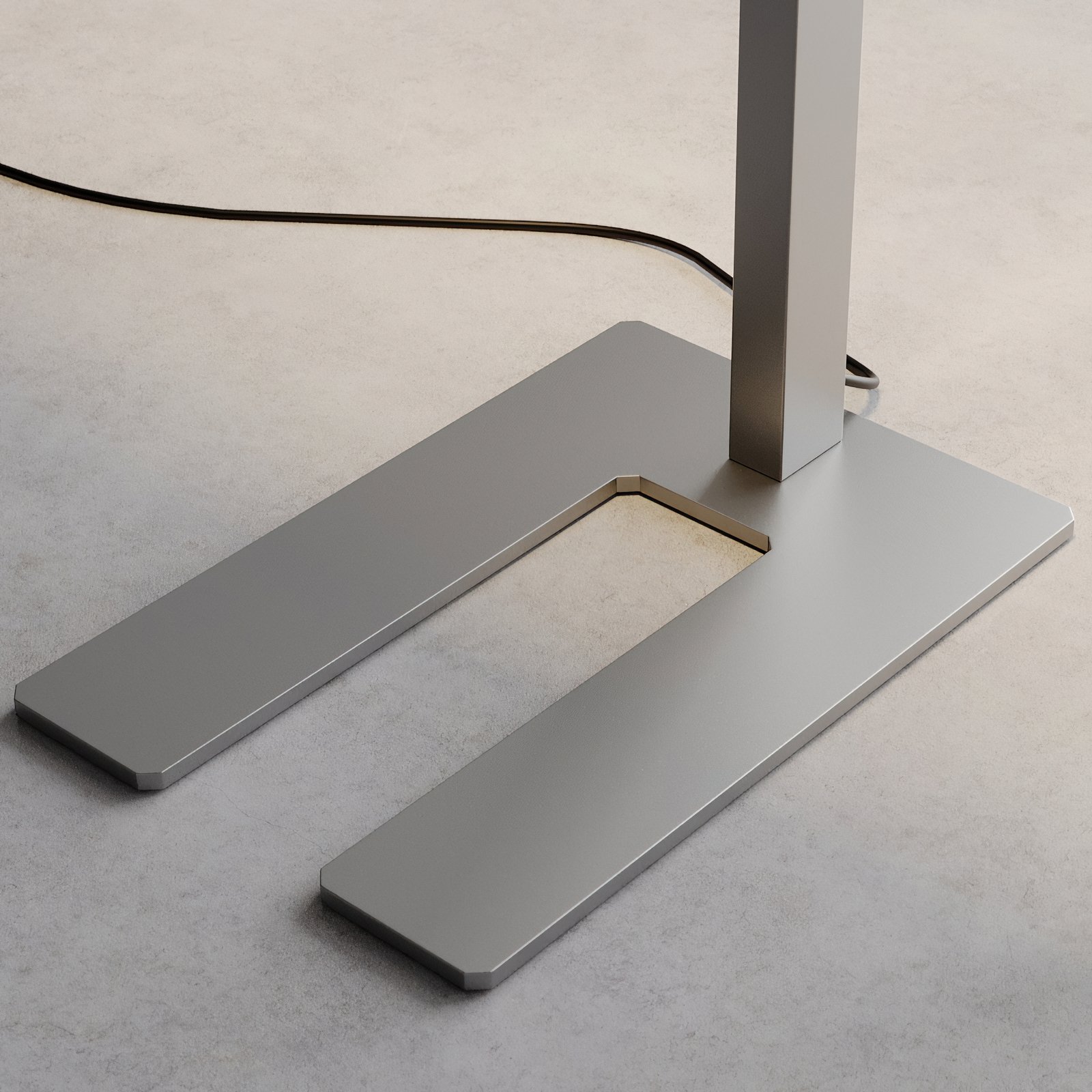 Logan Gulvlampe Up/Down Silver/White - Arcchio