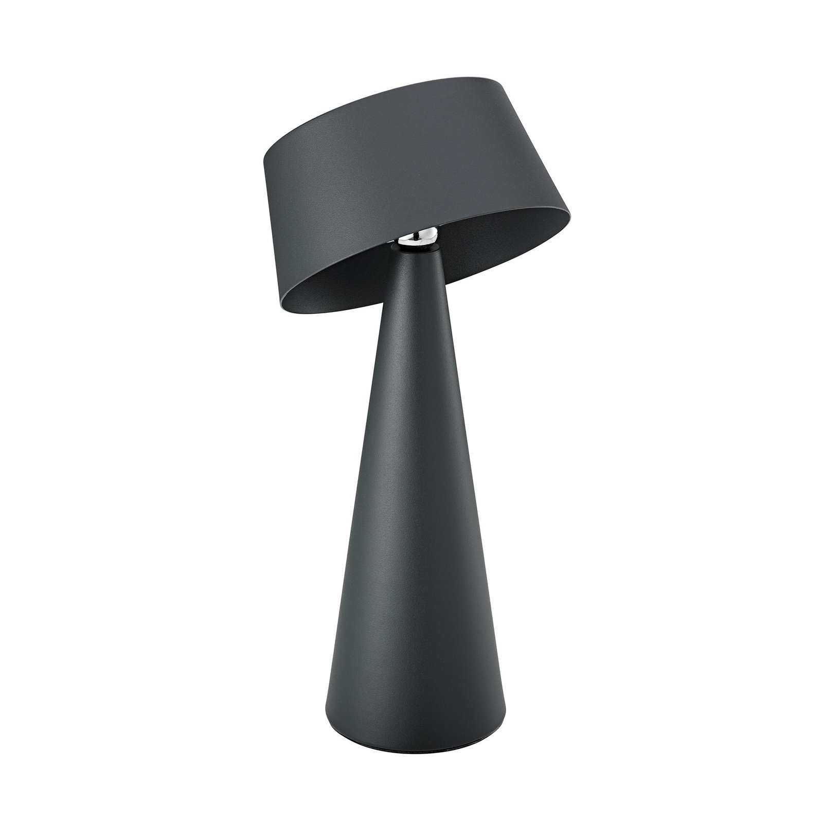 Lampa stołowa LED Solino, grafitowa, zasilanie słoneczne/USB, 26 cm IP44