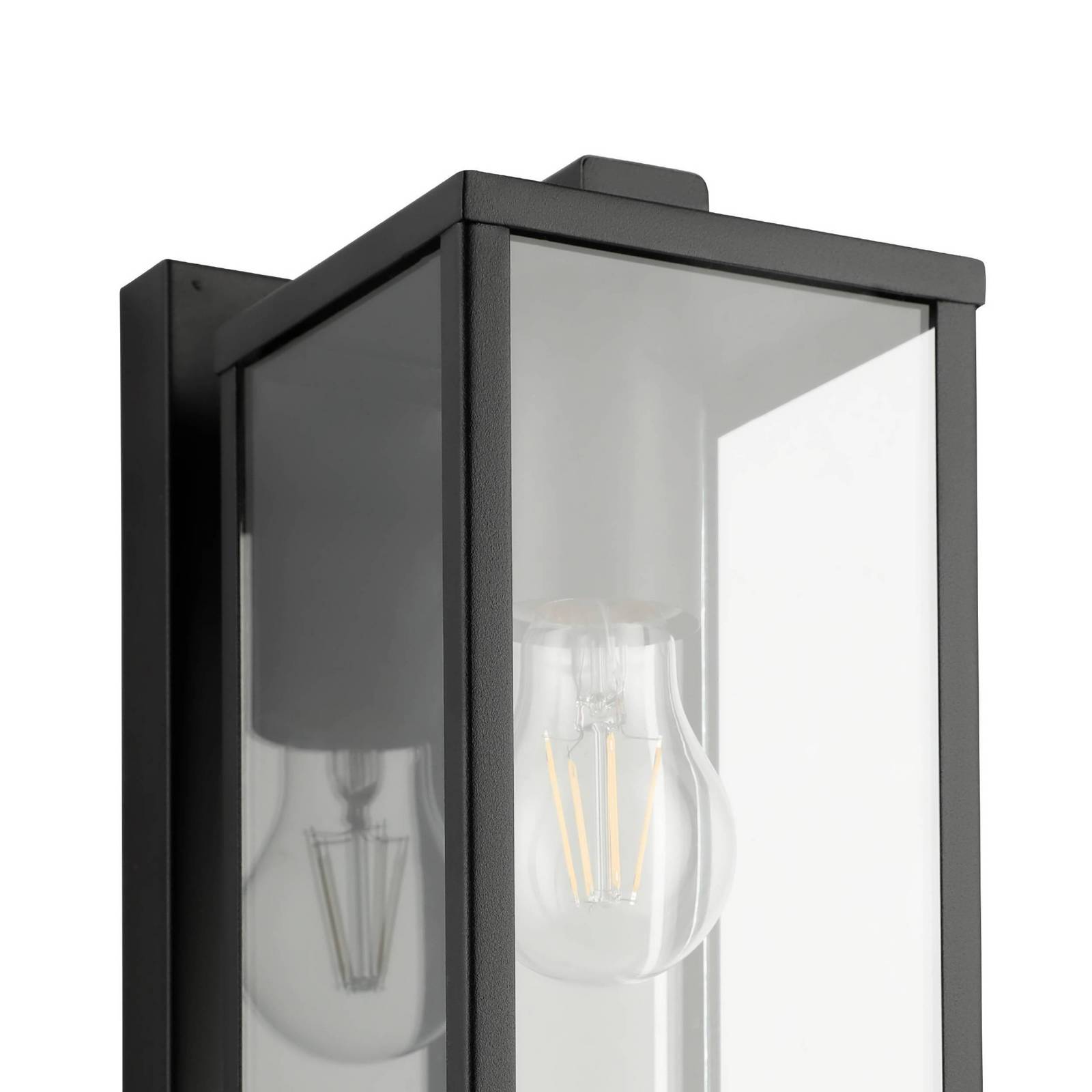 EGLO Budrone kinkiet, czarny/przezroczysty