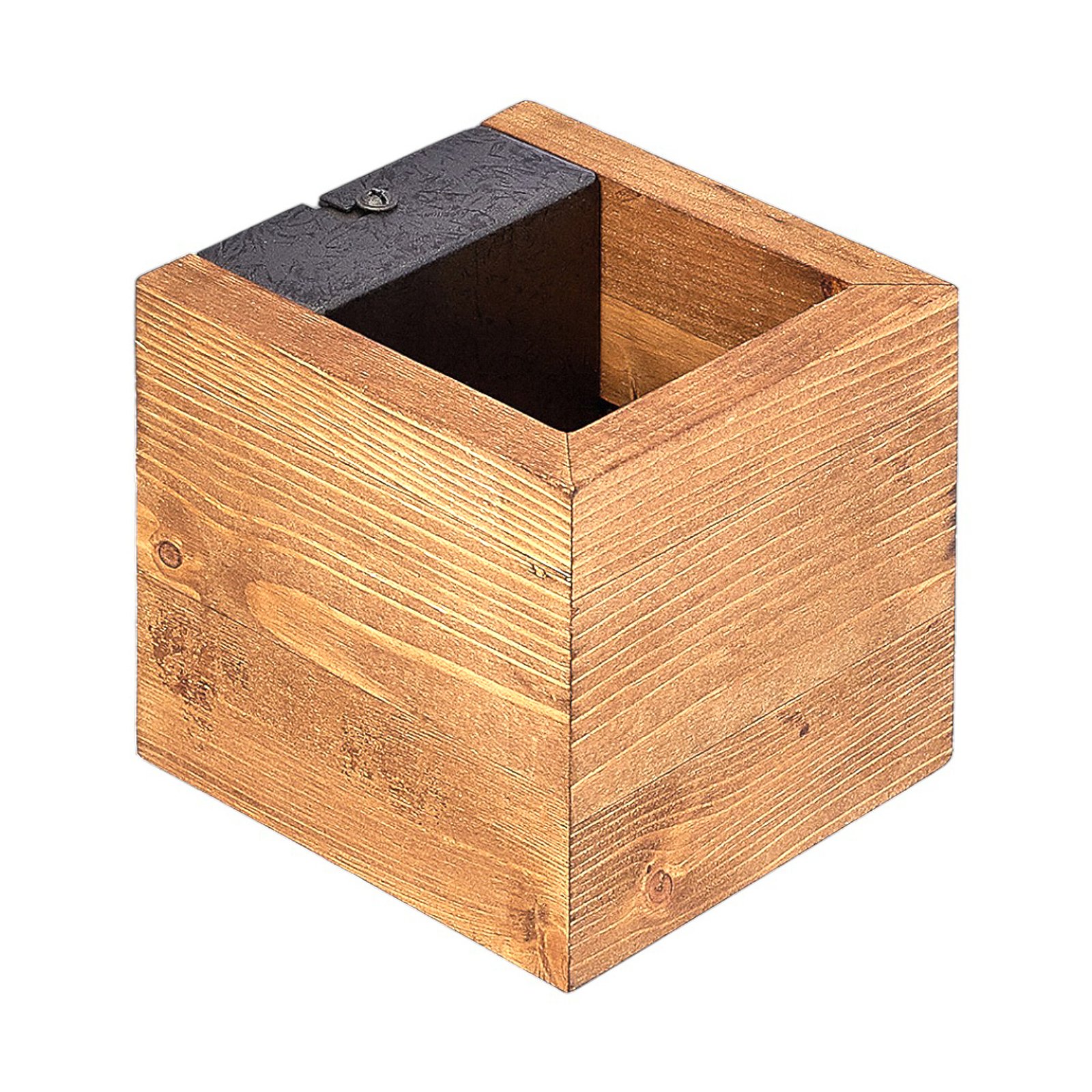 Benicio Aplique de Pared S Wood/Nickel - Lindby