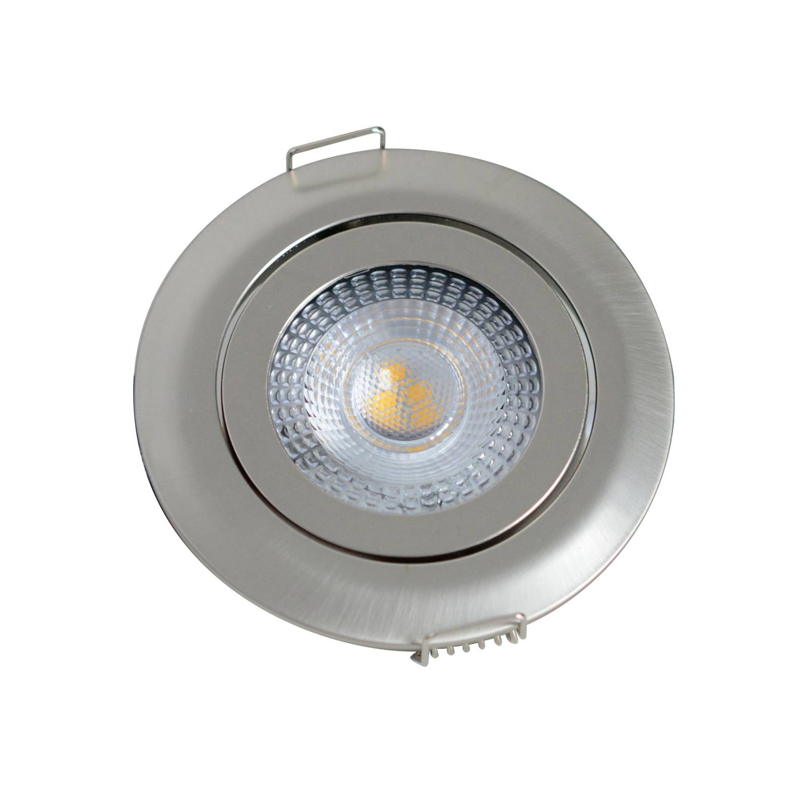 Spot encastré LED Holstein MS 2 700 K 40° acier