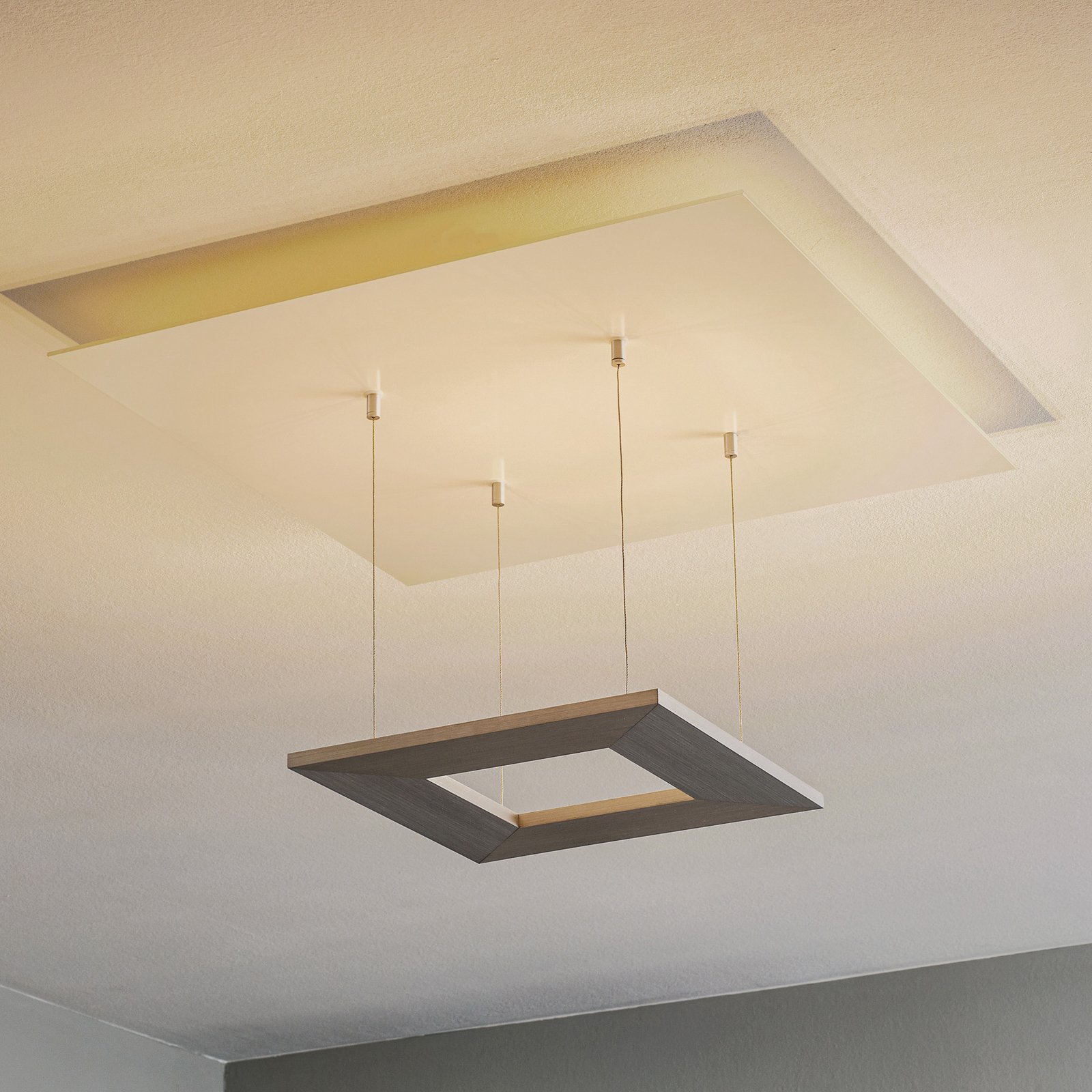Escale Zen - LED ceiling light, 60 cm, alu