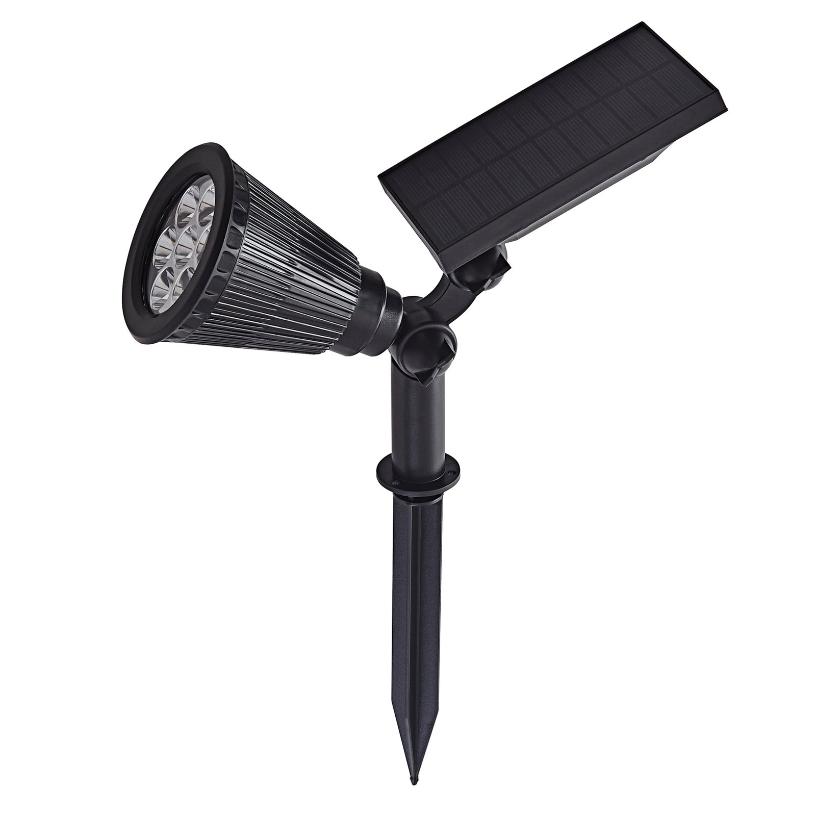 Prios Liezel-LED-aurinkovalo, maapiikki, RGBW IP44