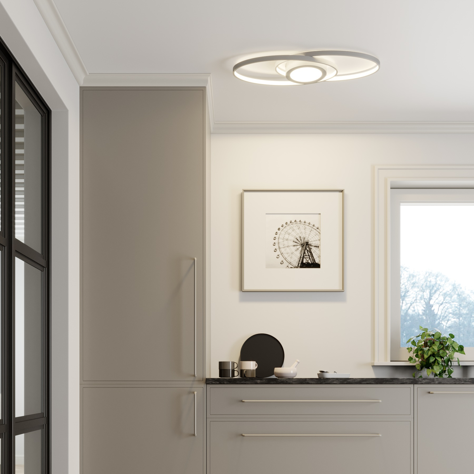 Lindby Charlok plafonnier LED, dimmable