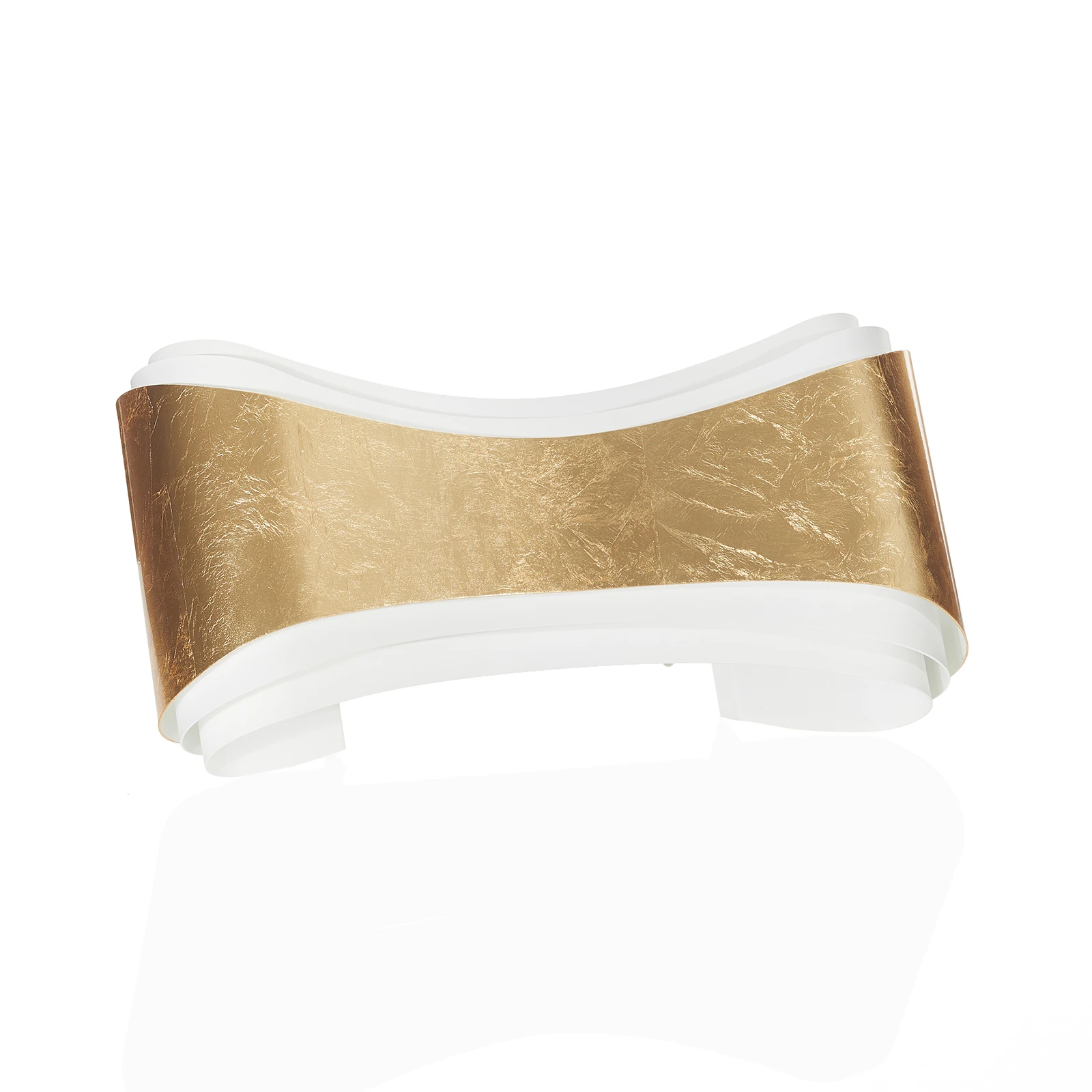 Elegantní designové nástěnné svítidlo Ionica, zlatý pásek