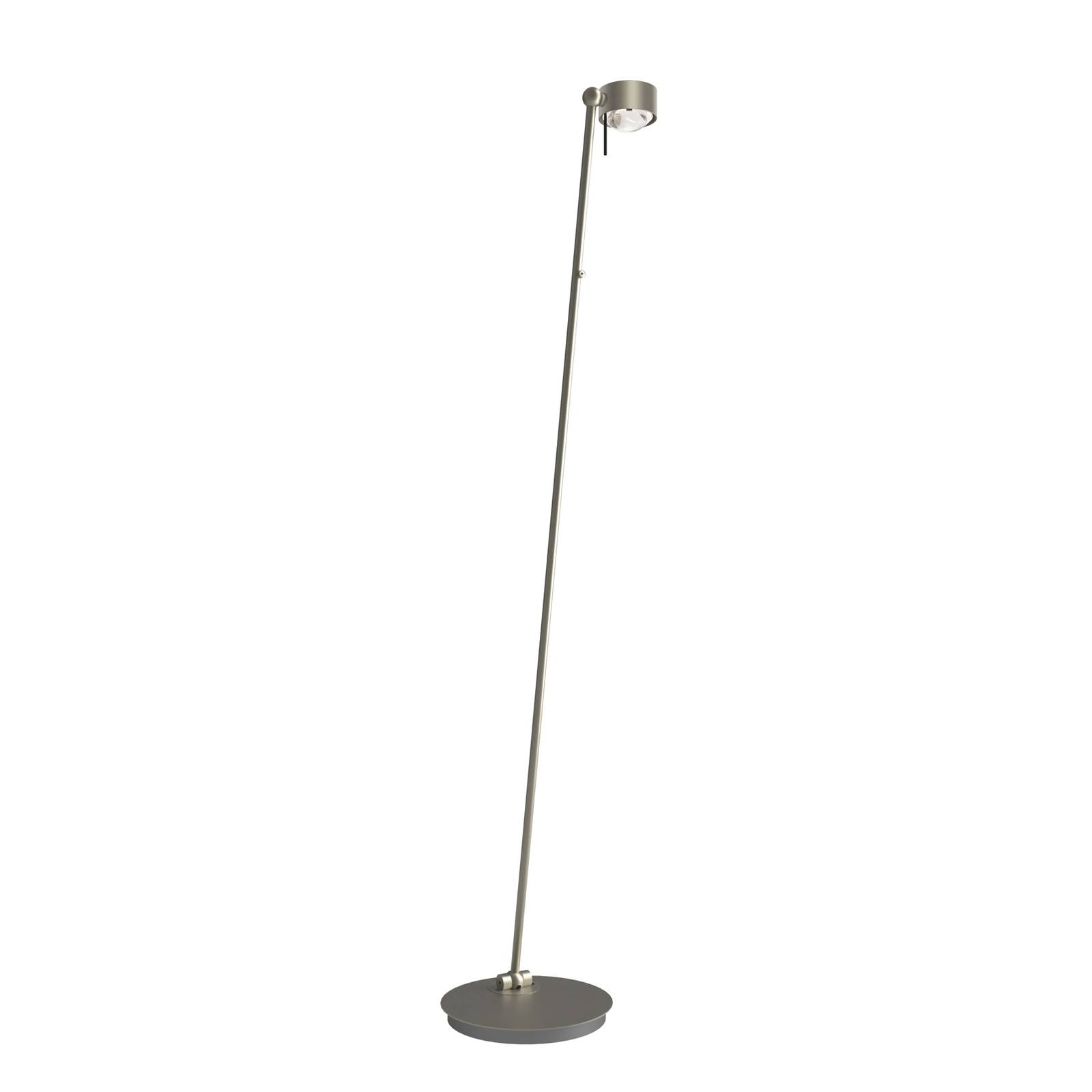 Top Light Puk! 80 Floor lampadaire LED nickel mat