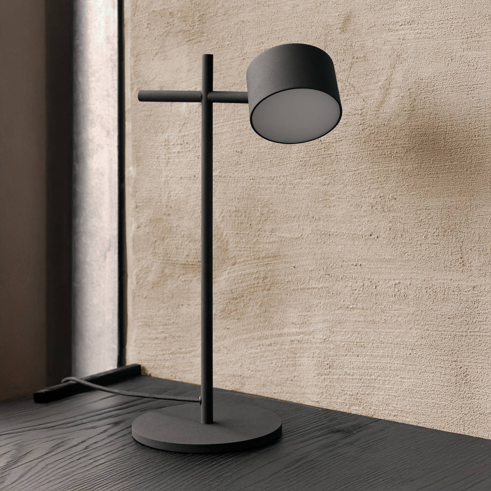 OSRAM LED-Tischleuchte Decor Kyoto, Alu, schwarz, dimmbar günstig online kaufen