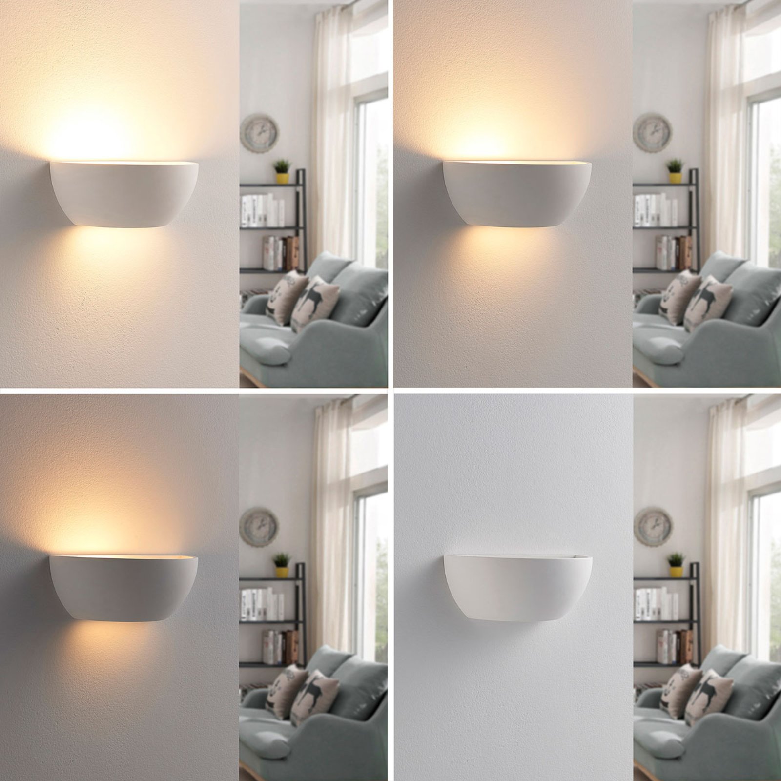 Jimmy Wall Lamp White - Lindby