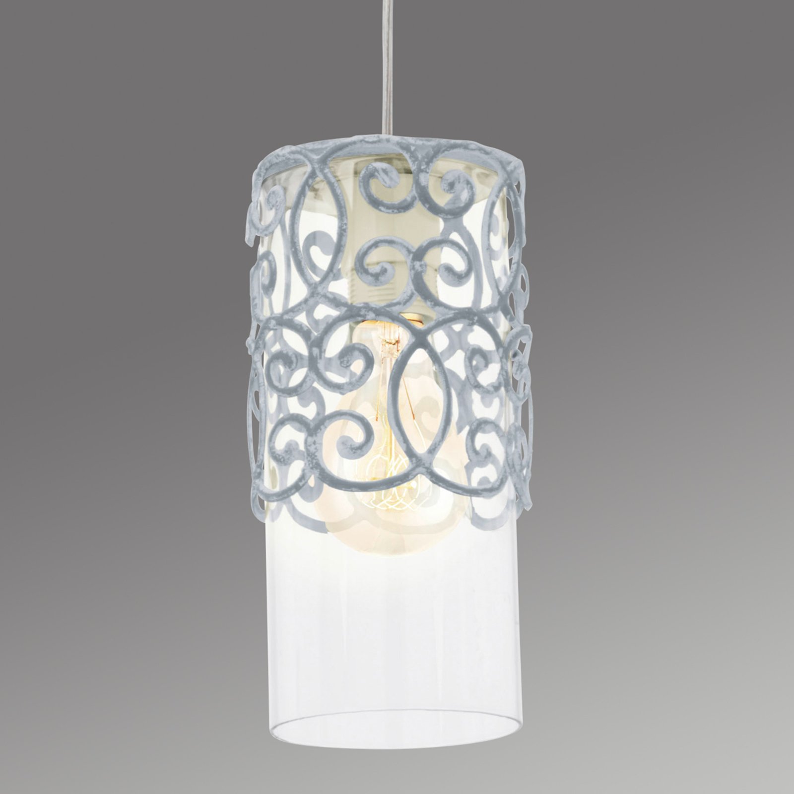 Vintage Gray-blue Pendant Lamp