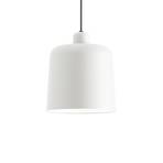 Závěsná lampa Luceplan Zile matná bílá, Ø 20 cm