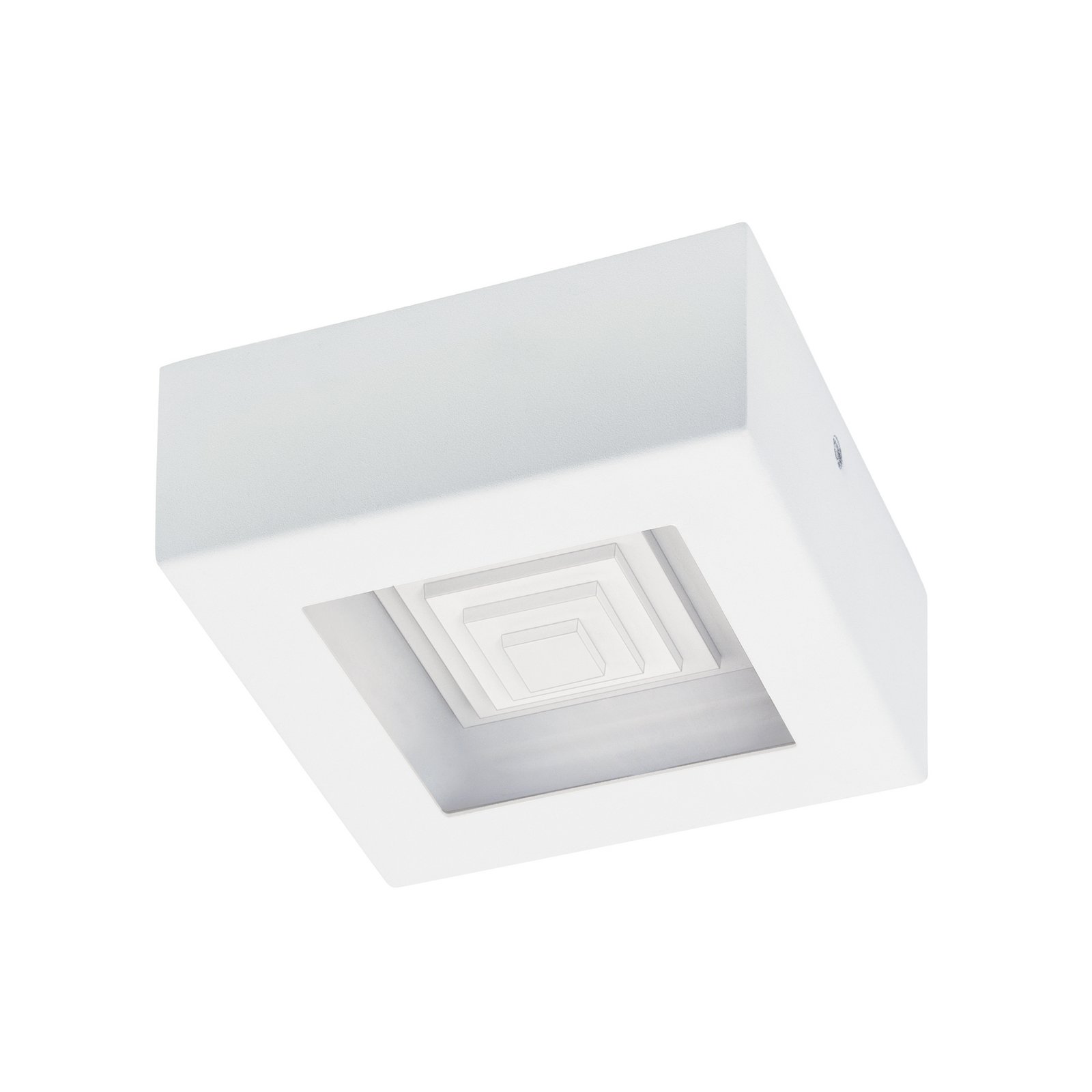 Kleine LED plafondlamp Ferreros in het wit