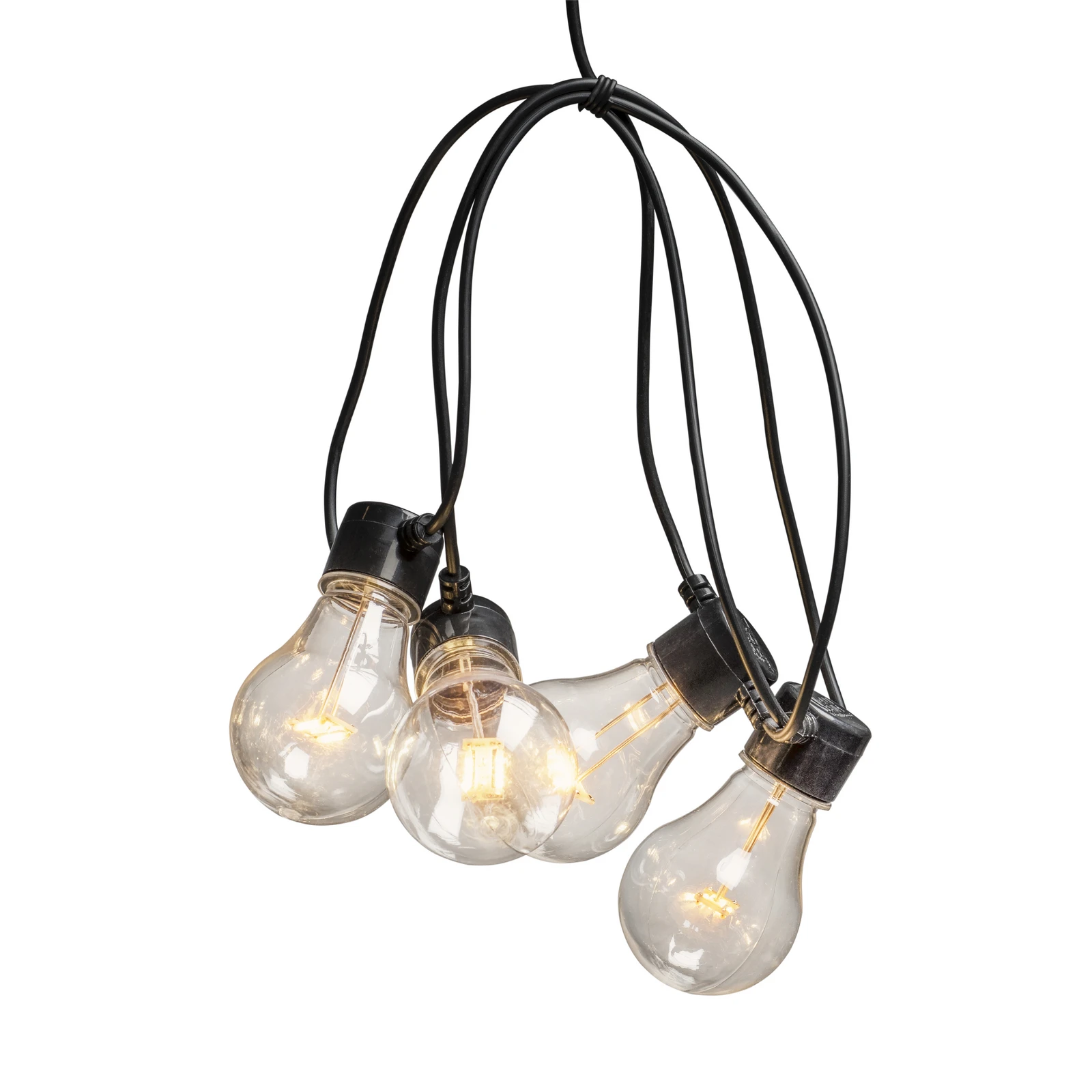 LED-Lichterkette Glühfadenoptik bernstein 5-flg.