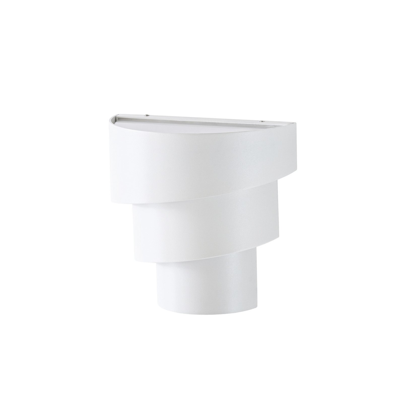Valir Applique da esterni LED, IP54, bianca, 18 cm - Lindby