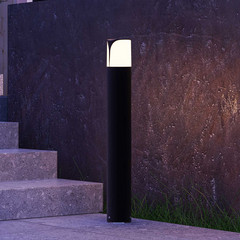 Forlight Astra vejlampe, antracit, aluminium, højde 80 cm