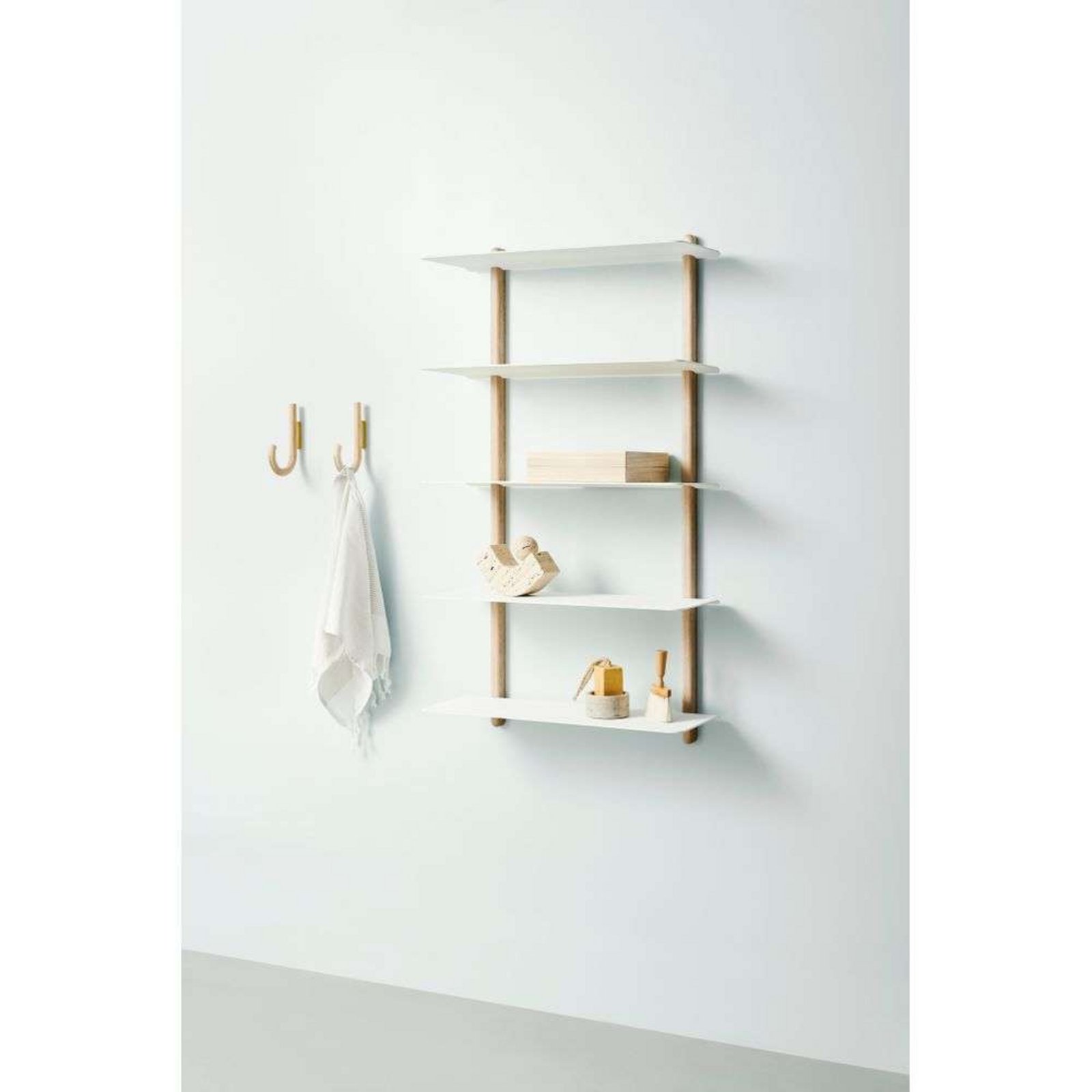 Nivo Shelf Large E Lumină Stejar/Alb - GEJST