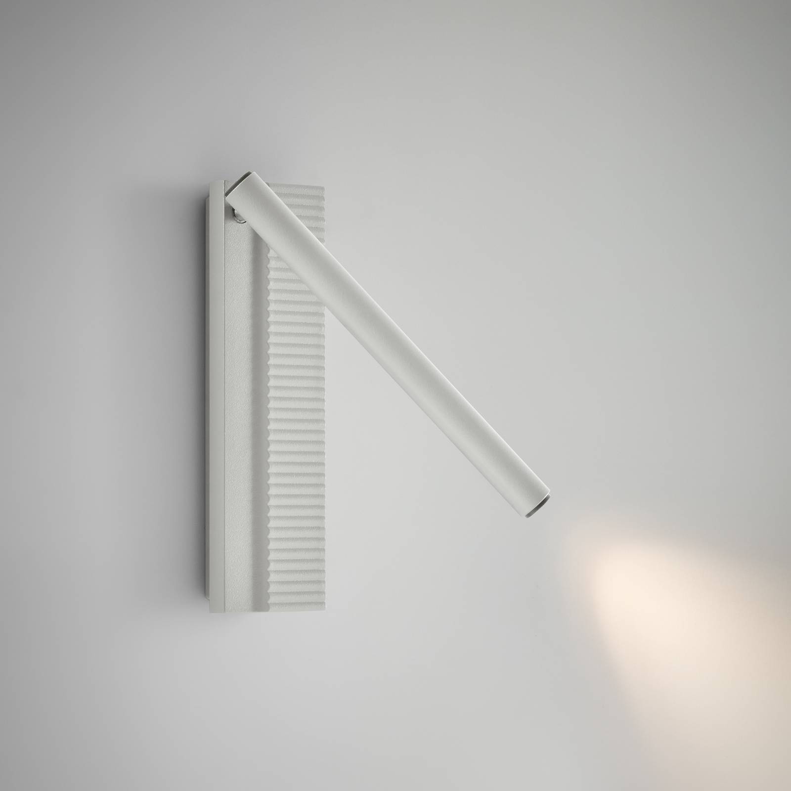 Applique murale LED Bover Arid A/02 blanche, aluminium, 2 700 K