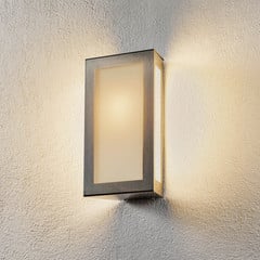 Aplique de pared exterior cuadrado Long sin sensor