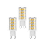 3-pack Bombilla LED 4,5W (410lm) Regulable G9 - e3light