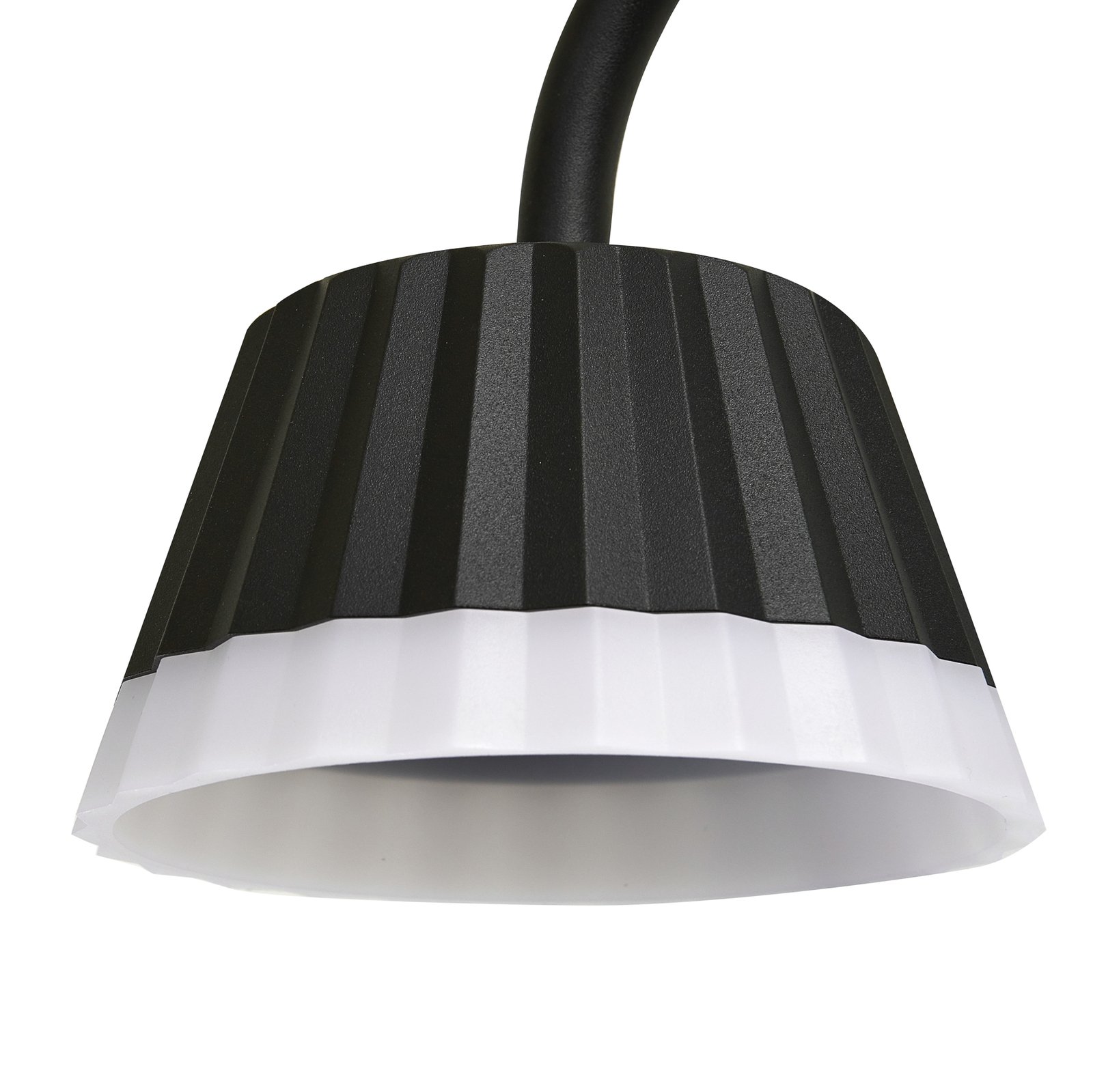 Lindby LED svjetiljka Ameline, tamno siva, IP65, 77 cm