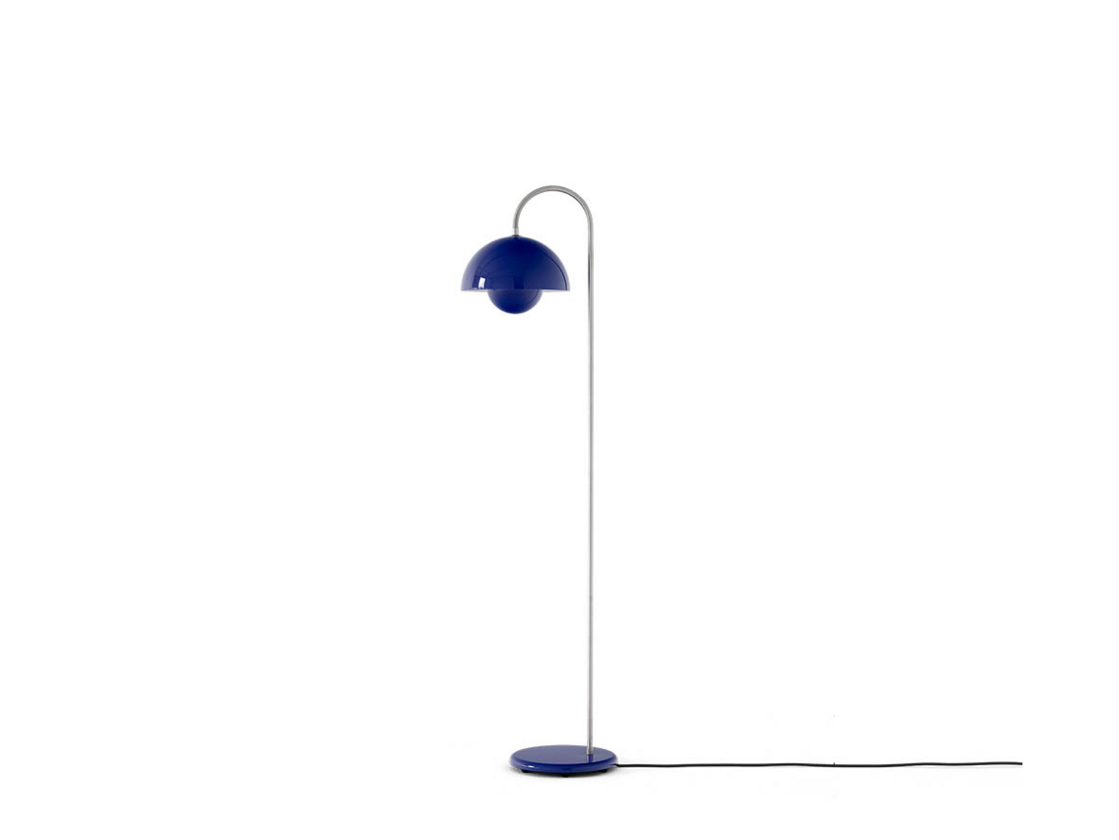 Flowerpot VP12 Floor Lamp Cobalt Blue - &Tradition