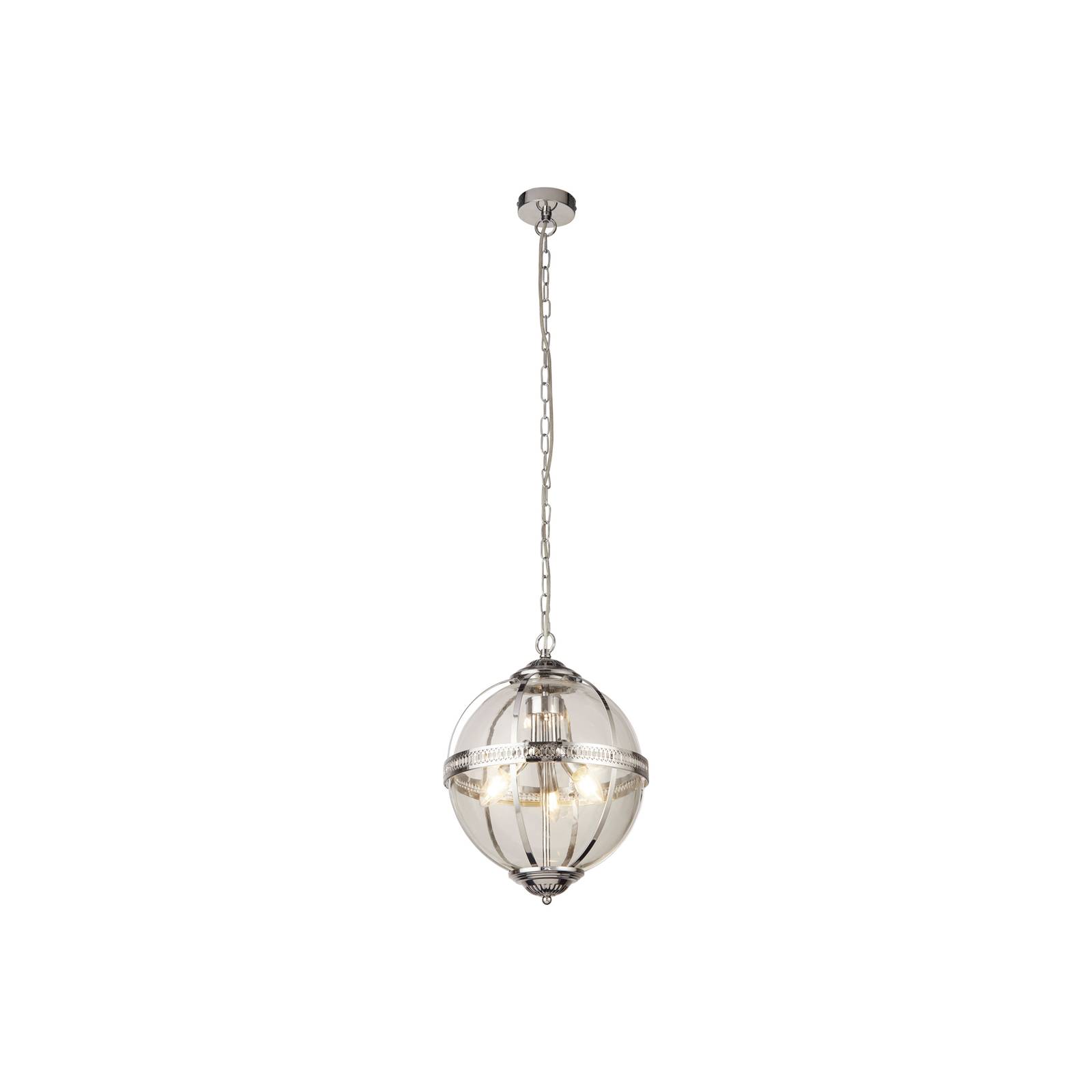 Hängeleuchte Coronet, chrom