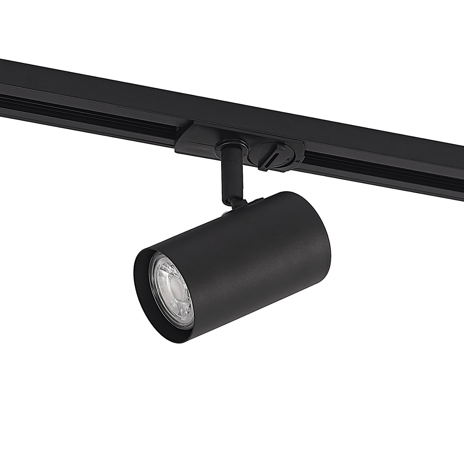 Lindby 1-Phasen-Schienensystem Linaro, GU10, 14-flg. schwarz