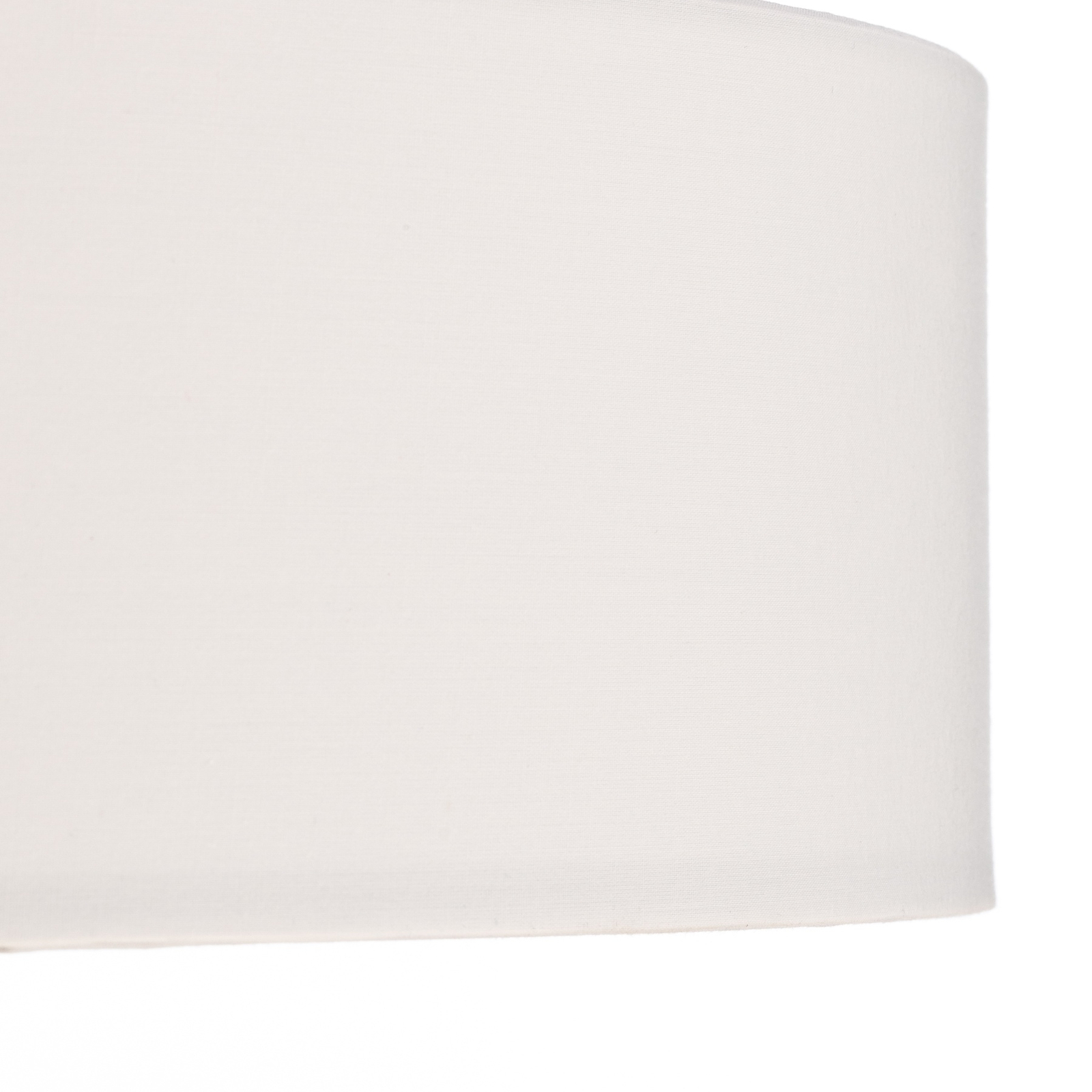 Lindby hanglamp Sebatin, Ø 50 cm, crème, stof, E27