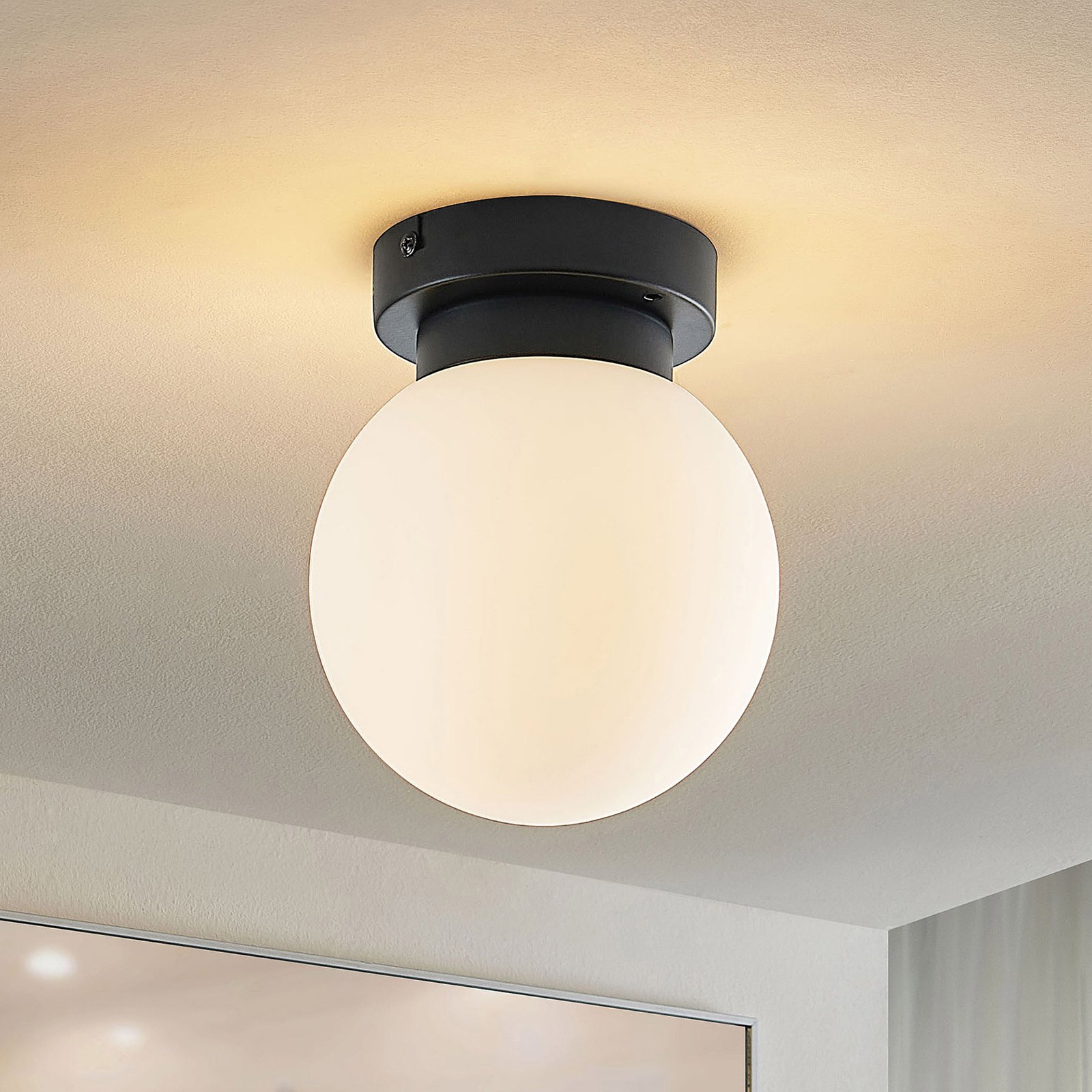 Tavino Ceiling Lamp Black - Lindby