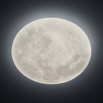 LED-taklampe Lunar med fjernkontroll