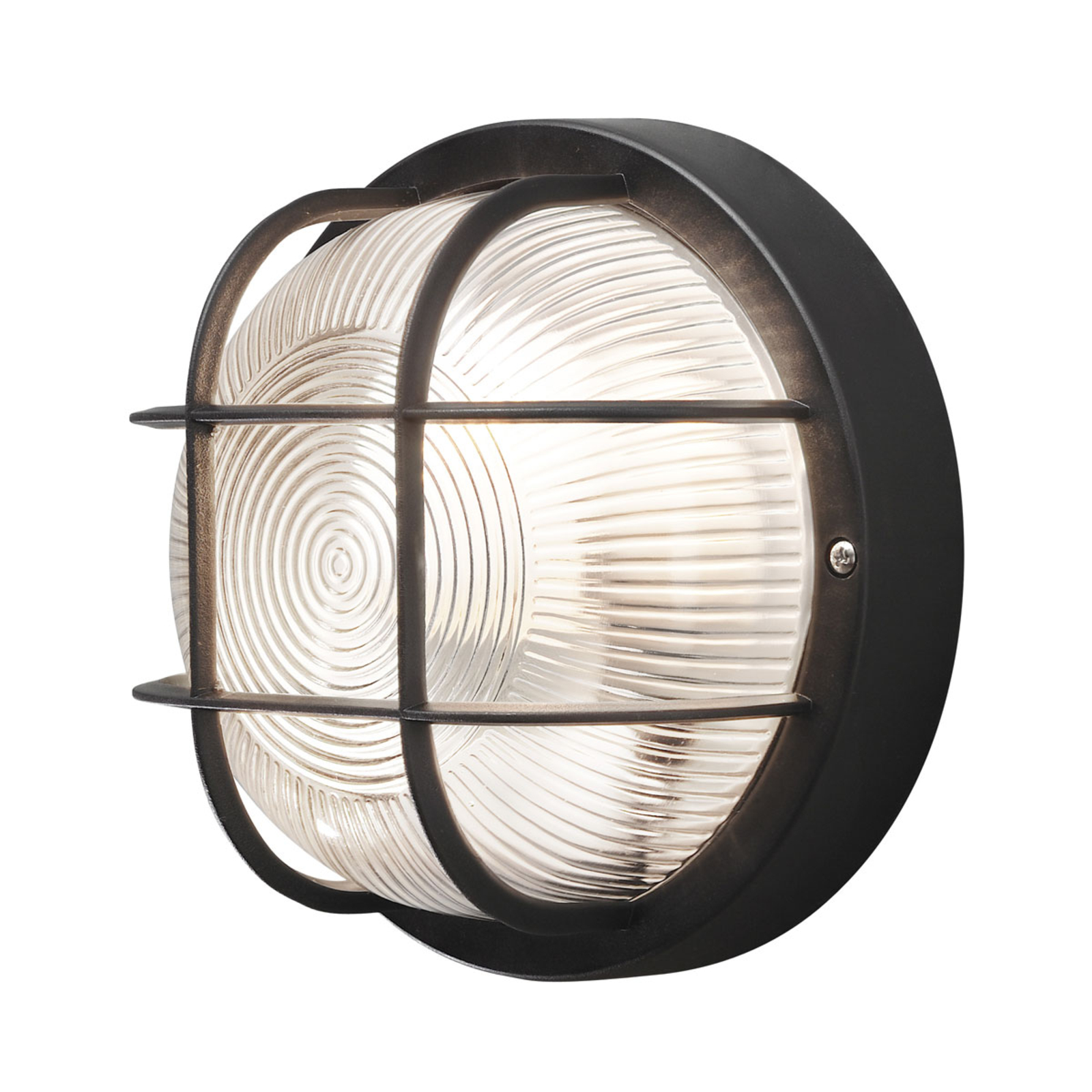 Außenwandlampe Elmas rund