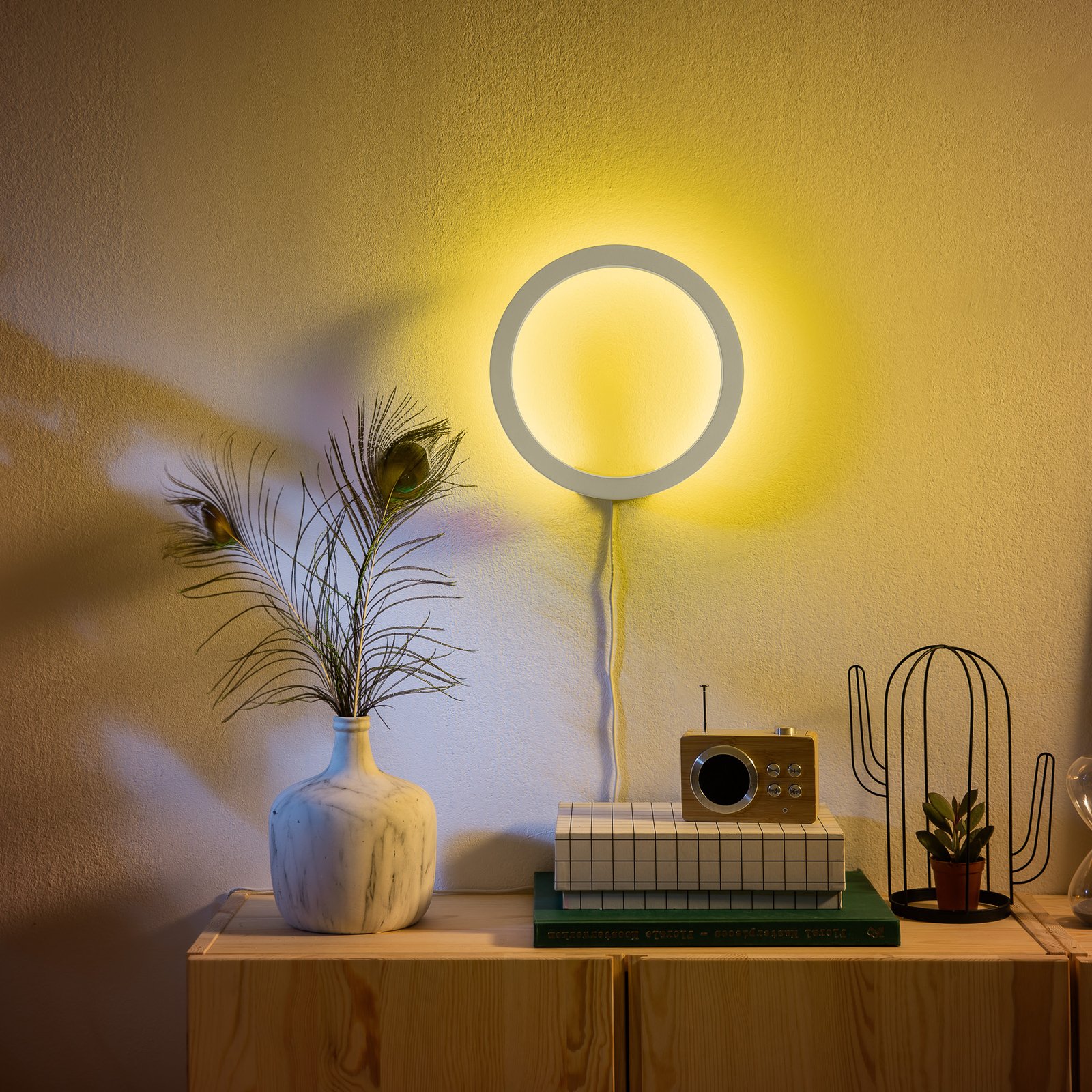 Philips Hue Sana LED wandlamp, RGBW, wit