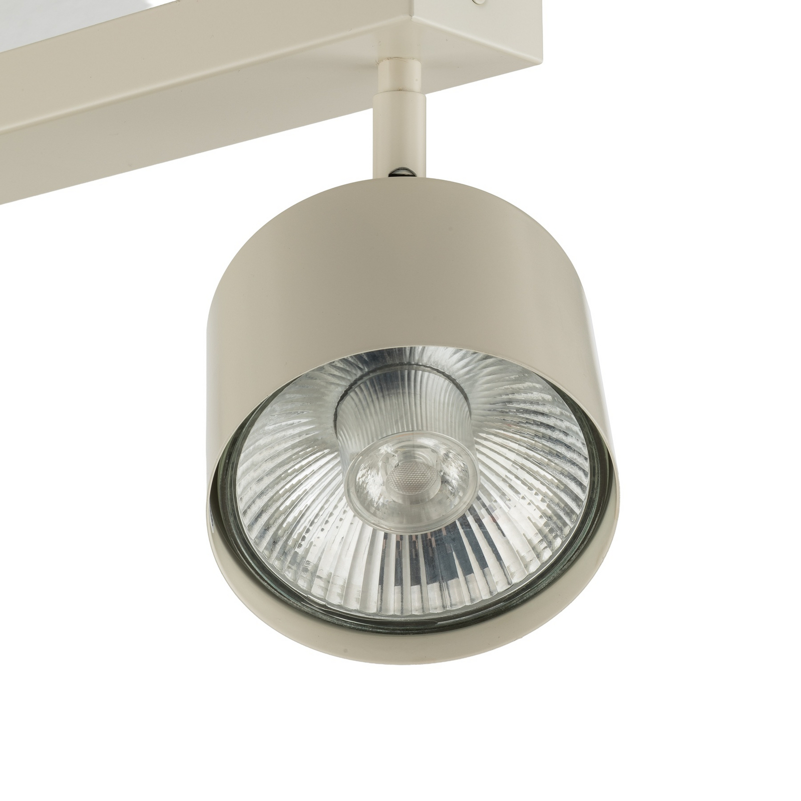 Deckenspot Chloe, creme, vierflammig, verstellbar