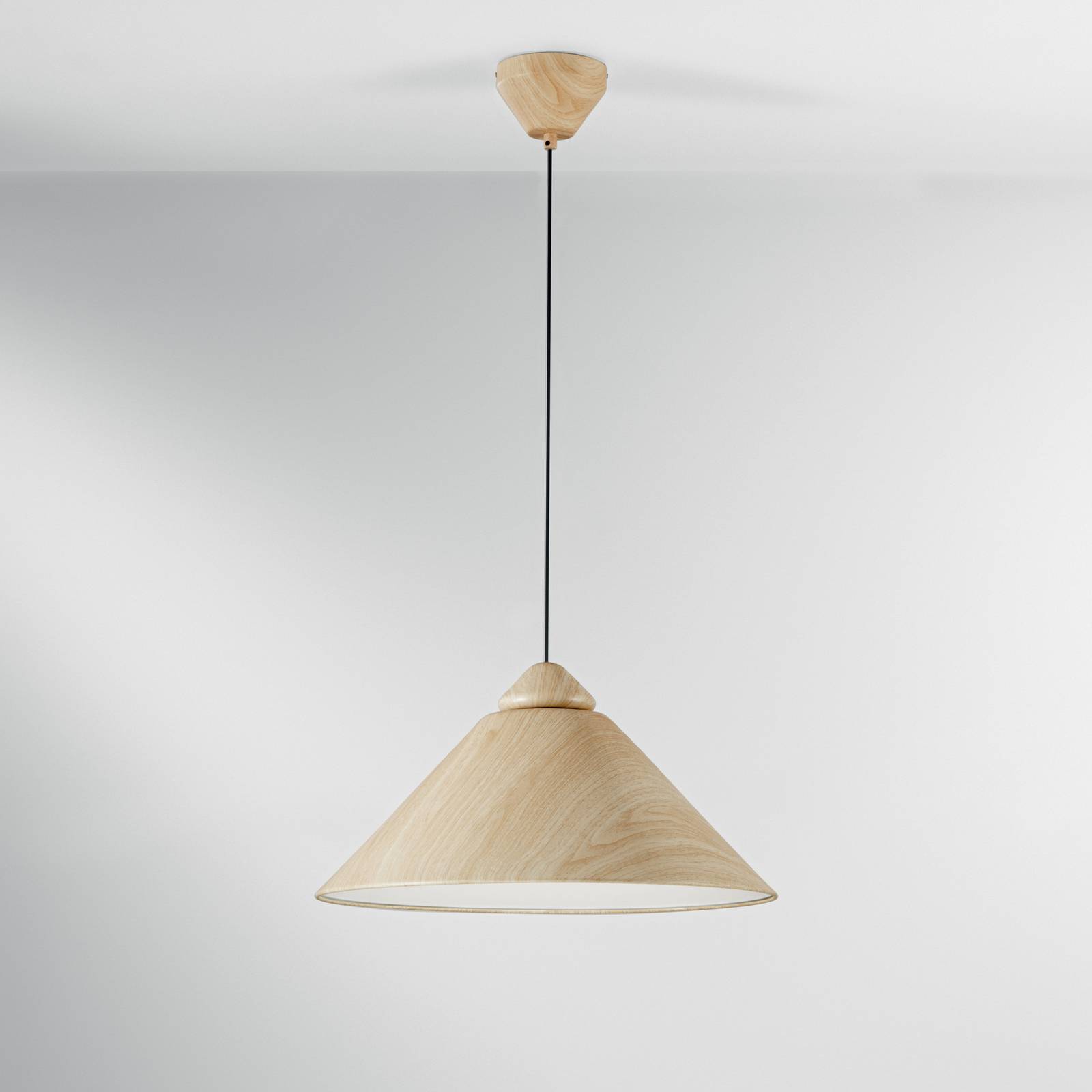 Luce Ambiente Design Hänglampa Big Bang beige/vit, Ø 49 cm, metall