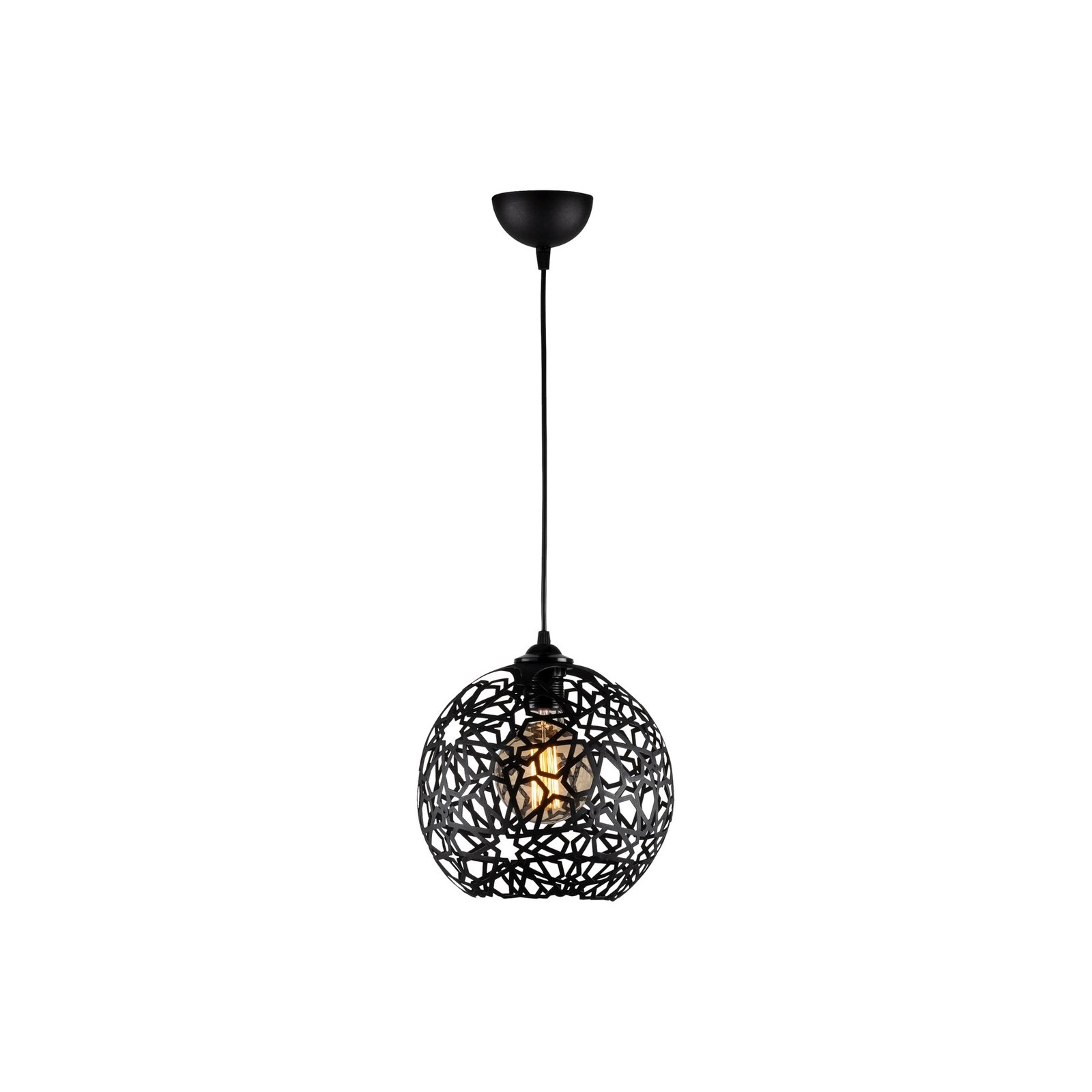 Fellini MR-785 hængelampe 1 lyskilde Ø 25cm sort