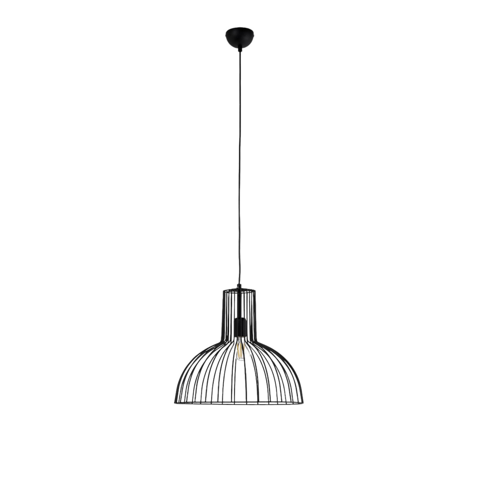 Lampa wisząca Fellini MR-672, czarna, metal, Ø 38 cm