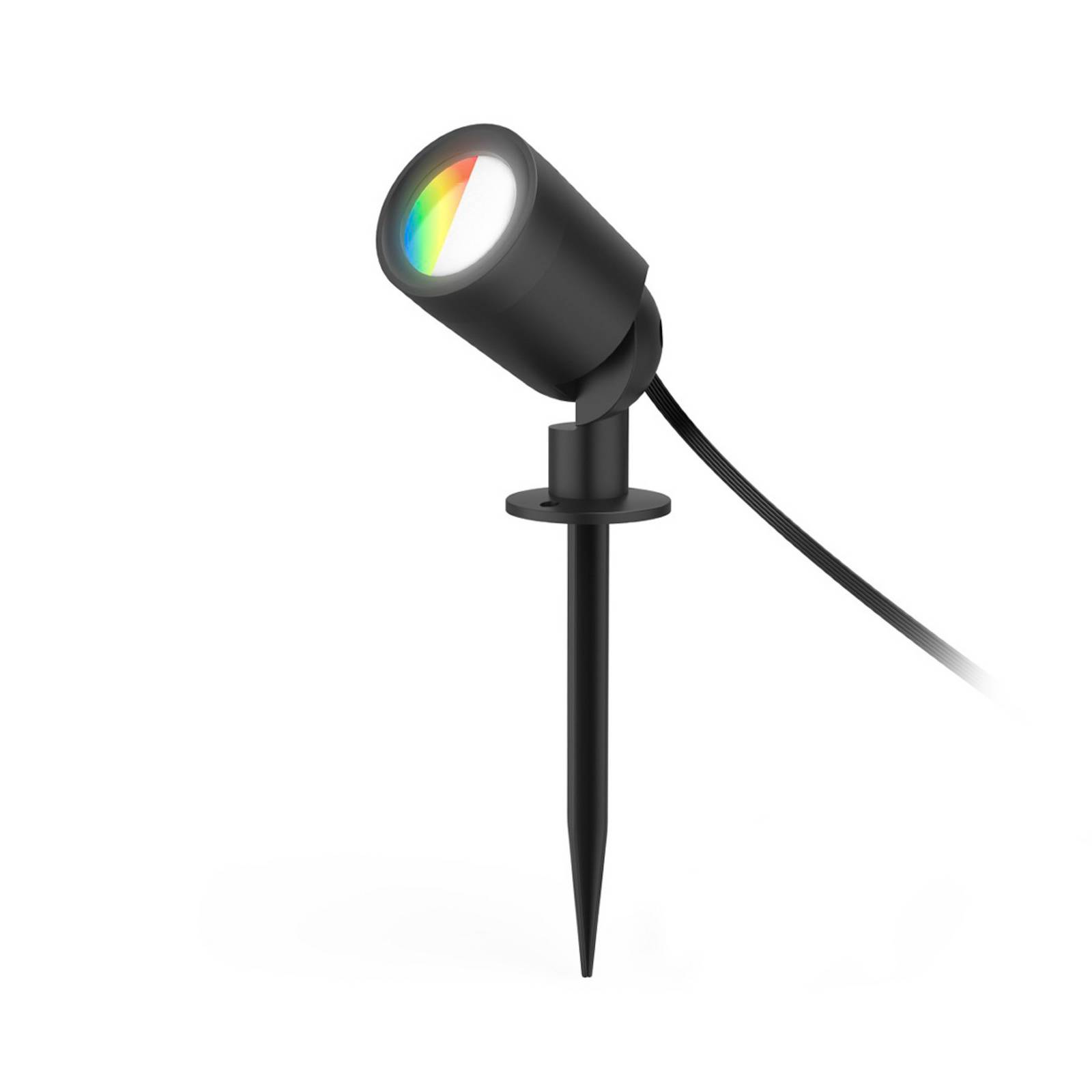 Hama Smart LED-Erdspießstrahler, schwarz WLAN, IP65 RGBW dim
